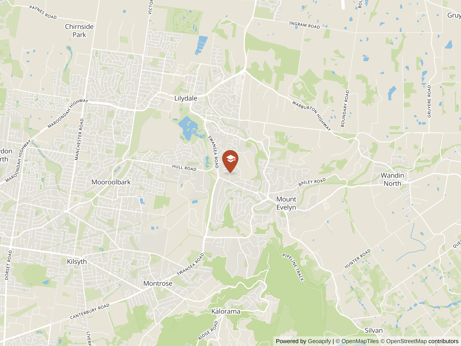 Map of Birmingham Primary School