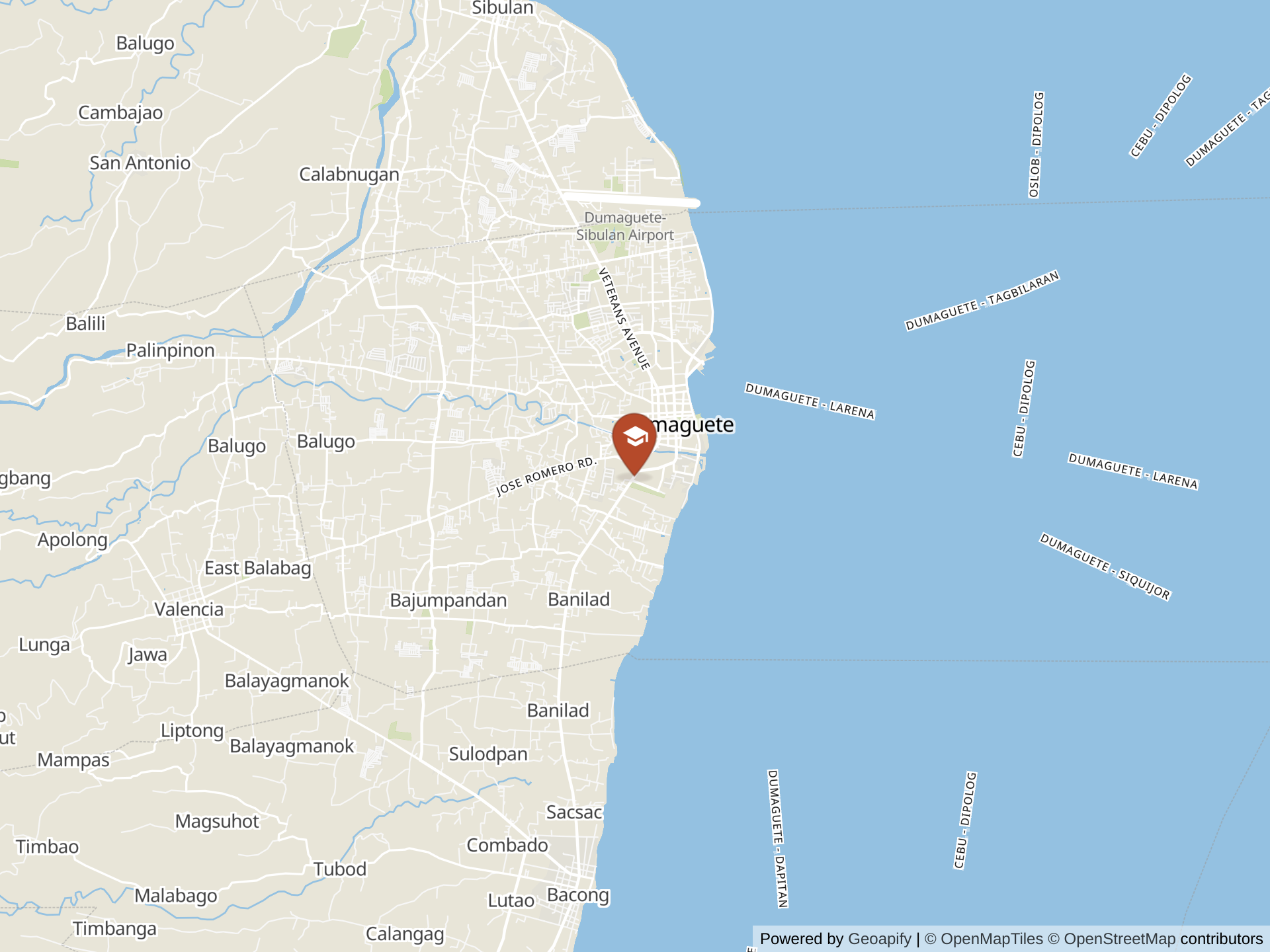 Map of ONE International School