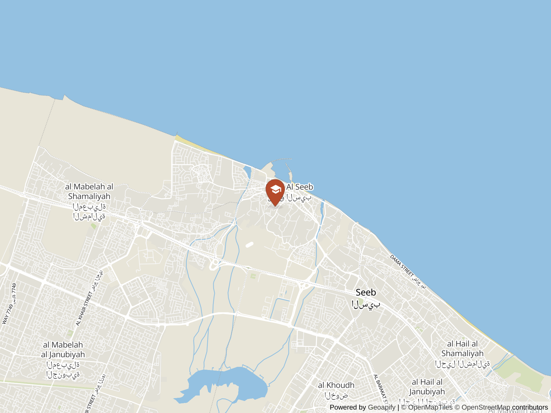 Map of The Sultan's School