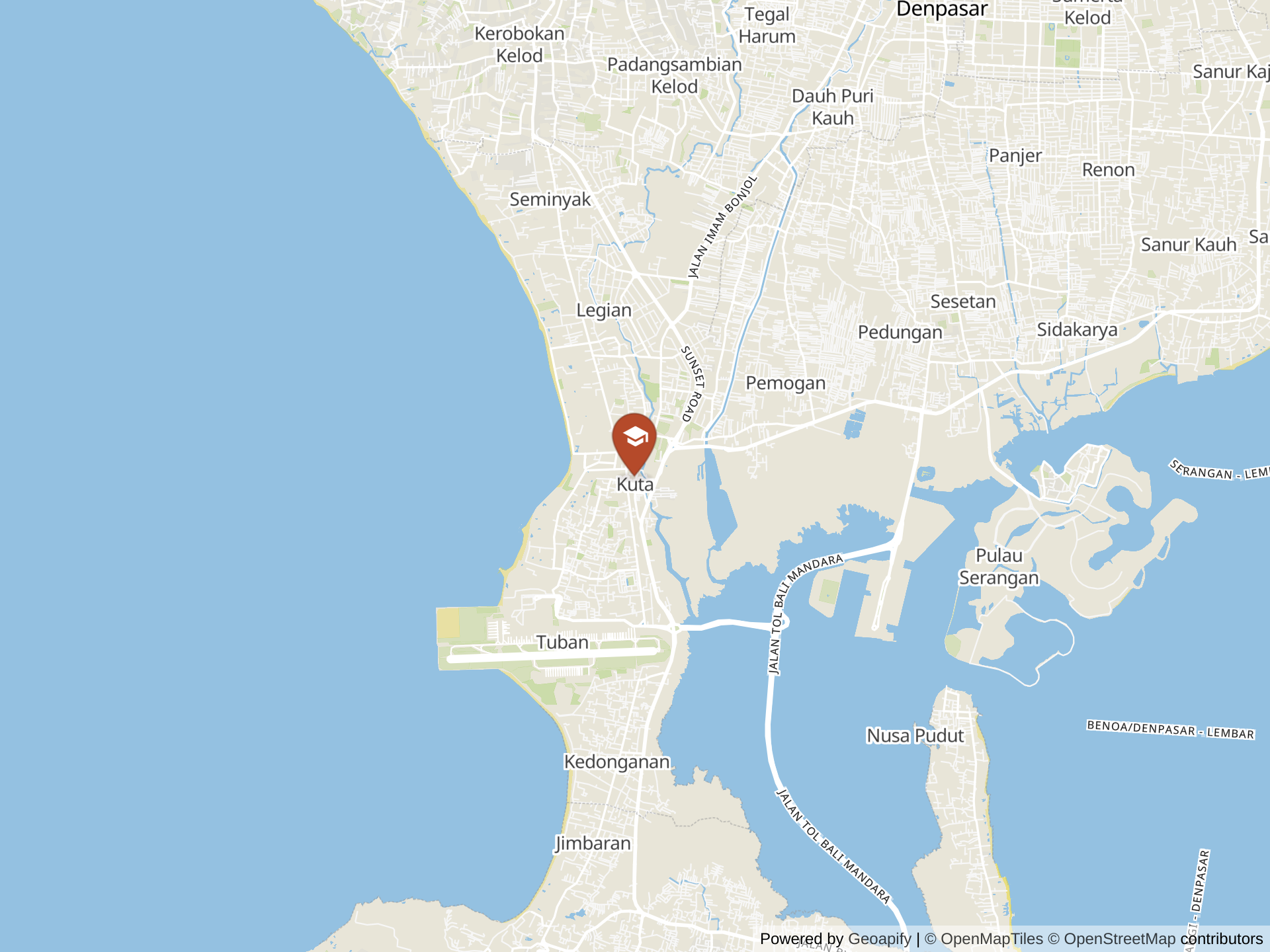 Map of Canggu Community School