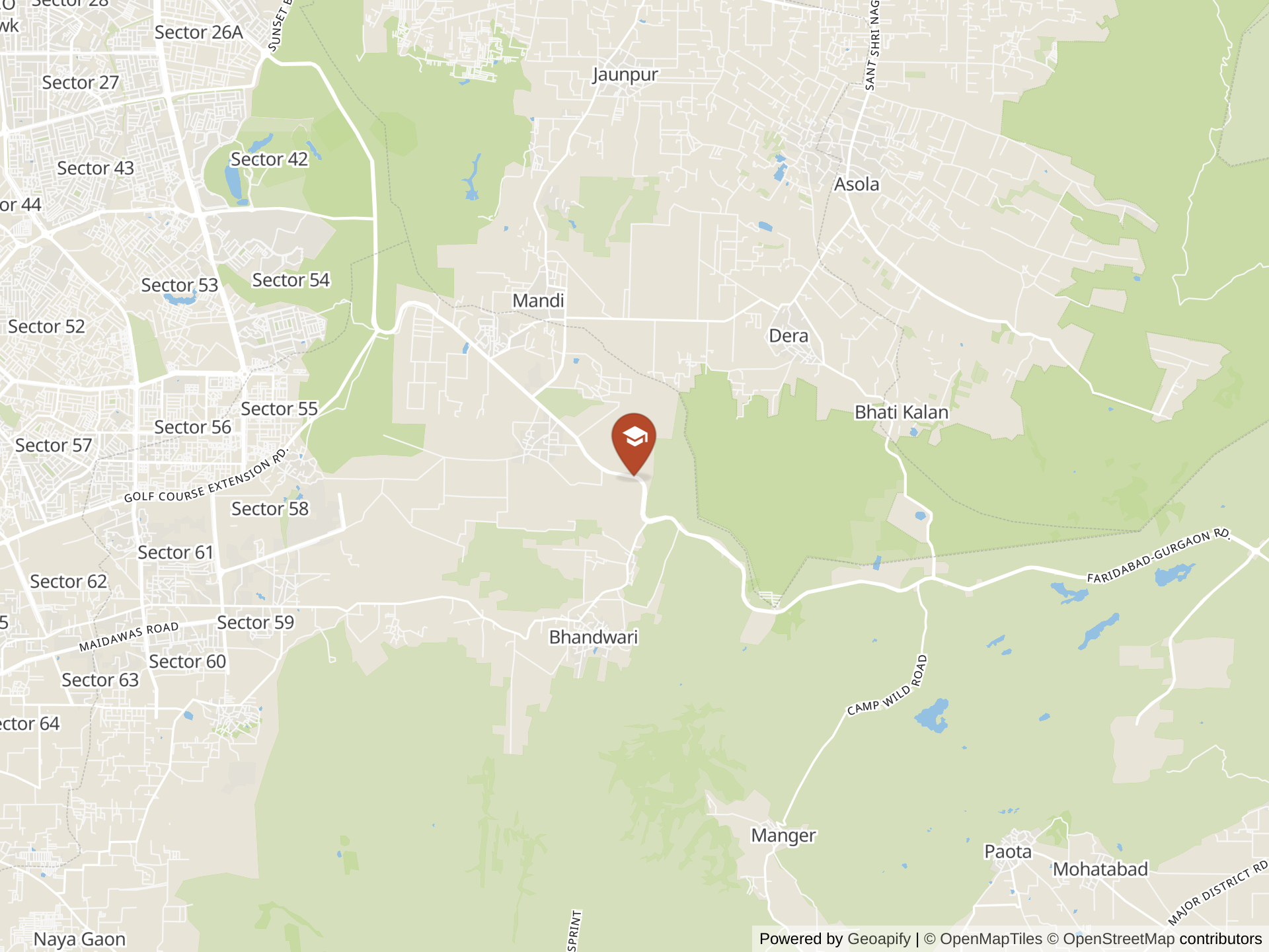 Map of PSG Clifton International School