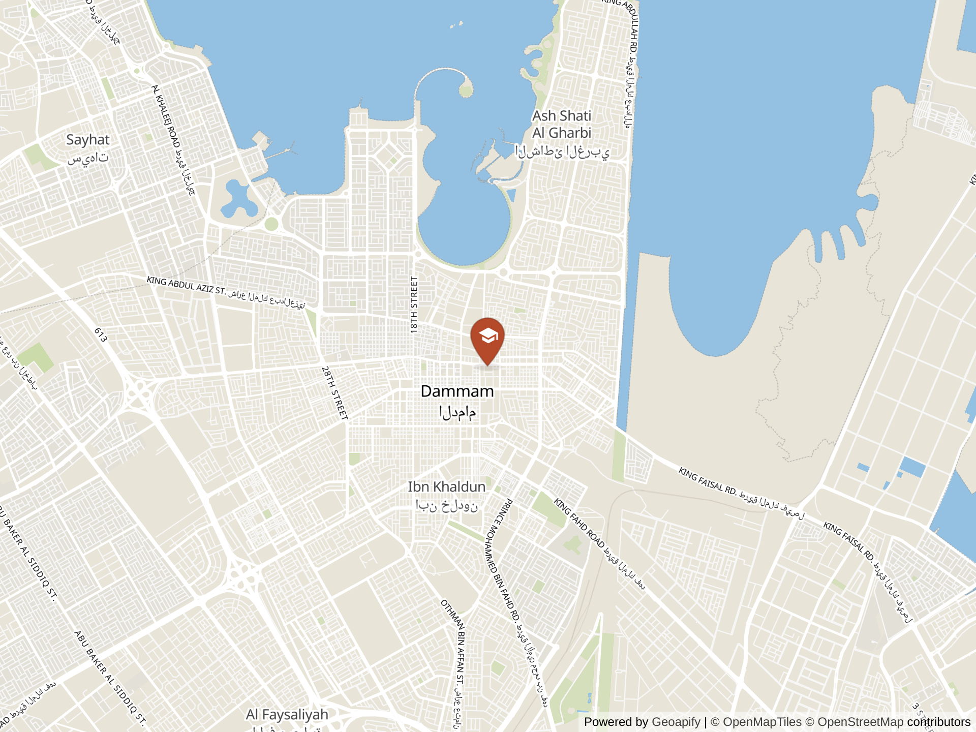 Map of Al-Bassam Schools