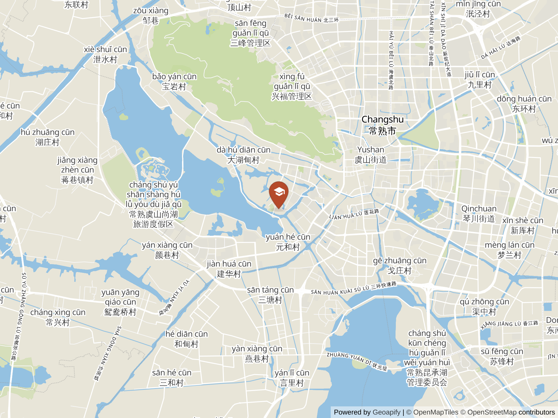 Map of UWC Changshu