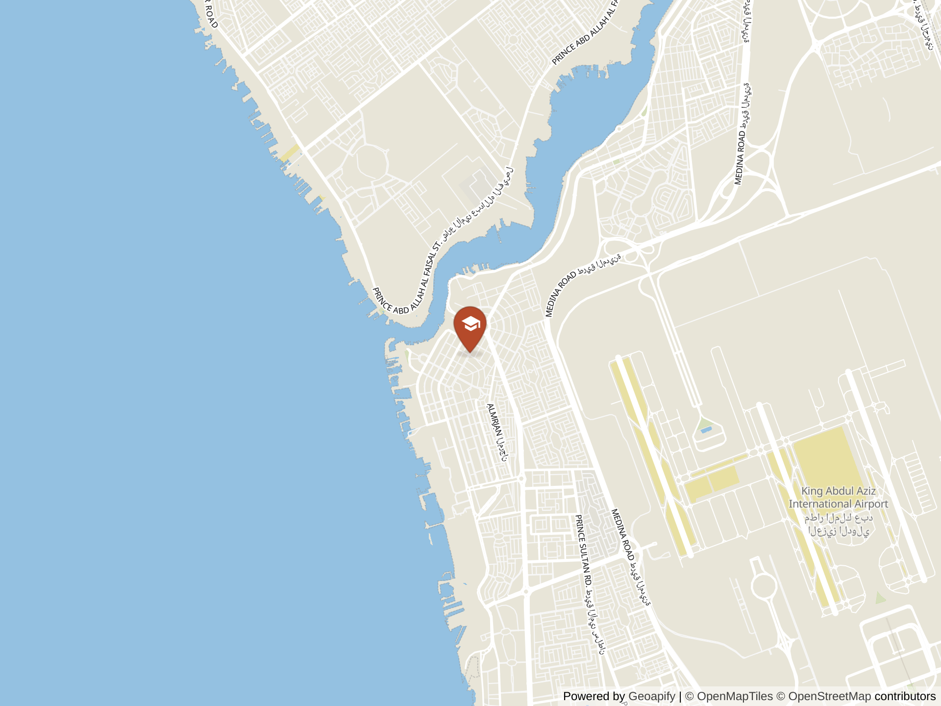 Map of Nun Academy Kunskapsskolan, Jeddah