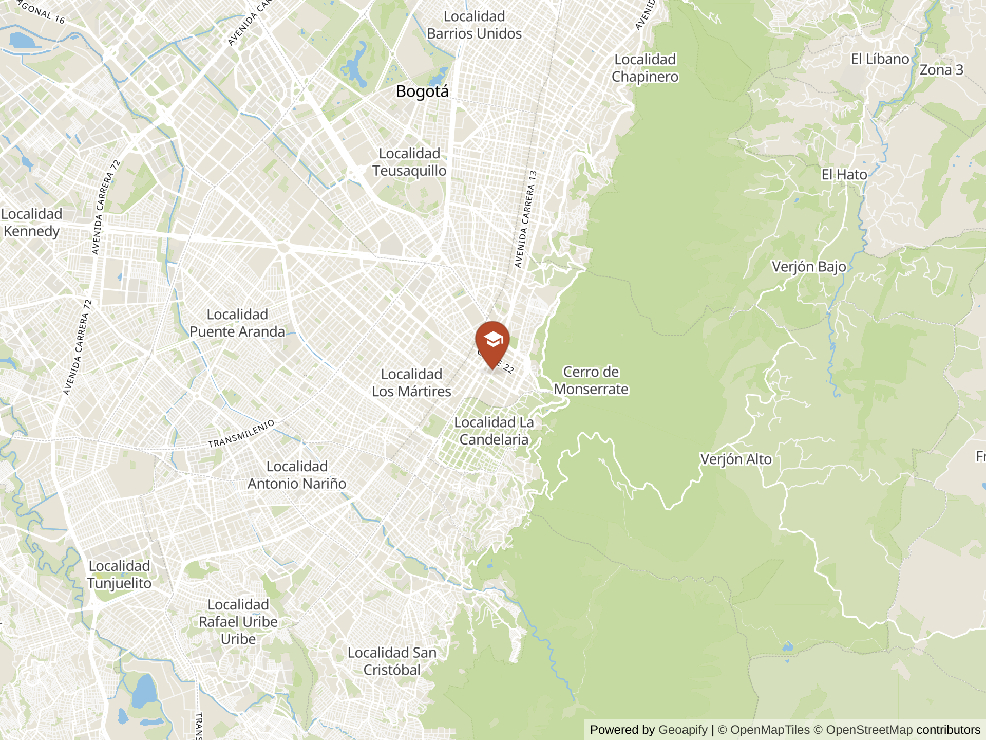 Map of Buckingham School