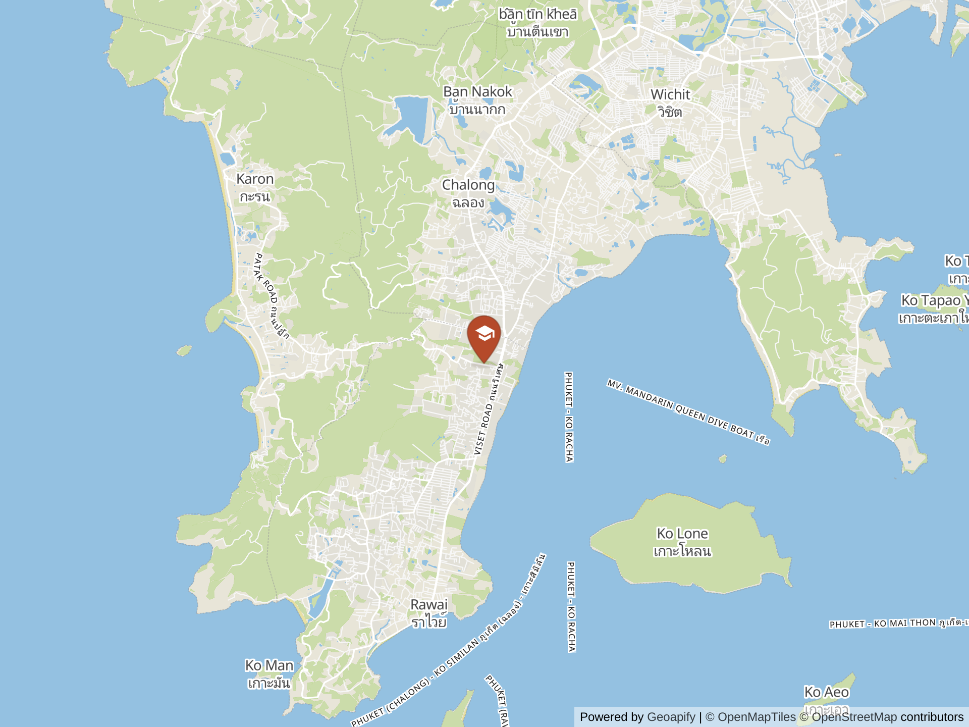 Map of Berda Claude International School