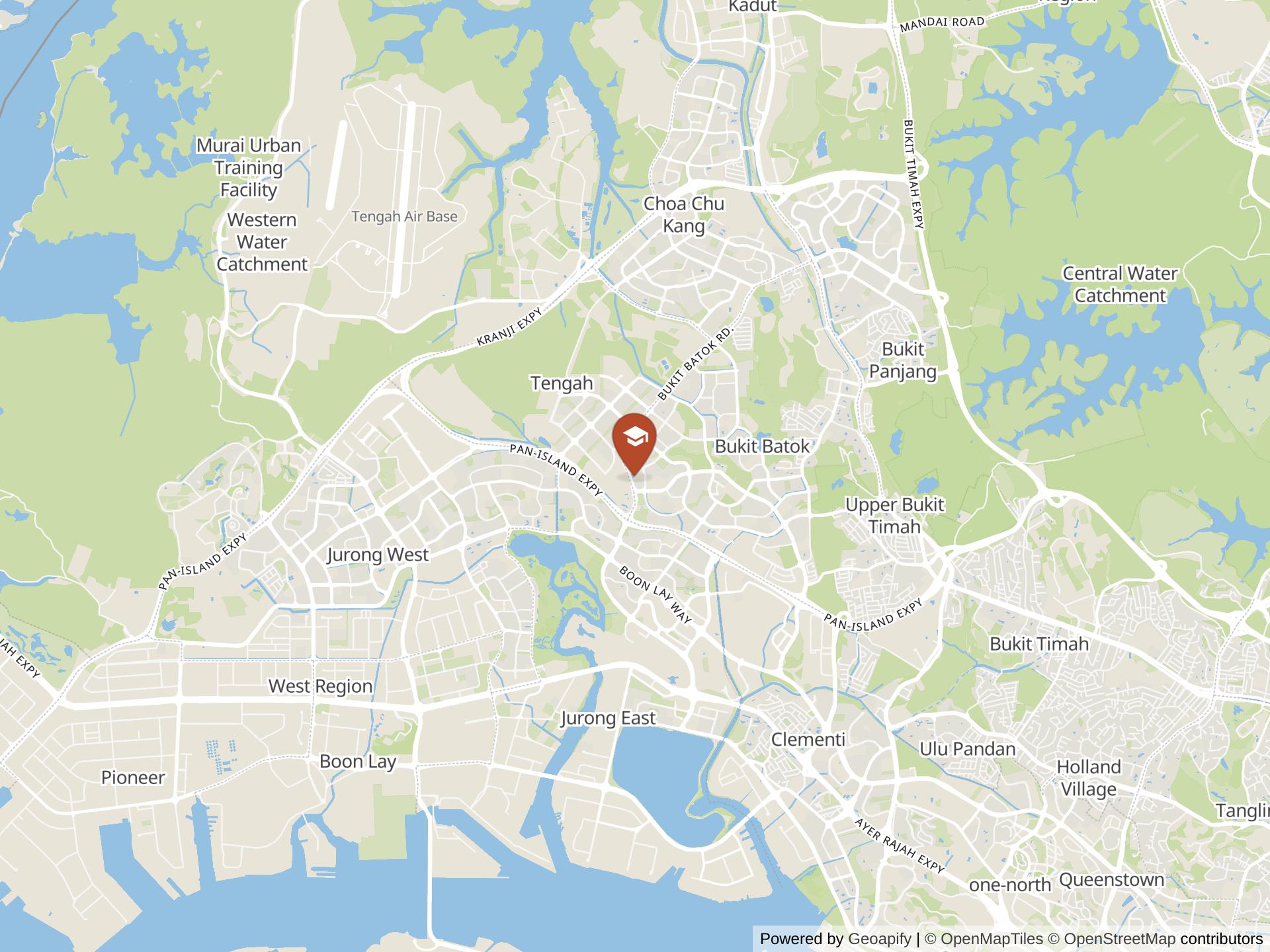 Map of Dulwich College Singapore