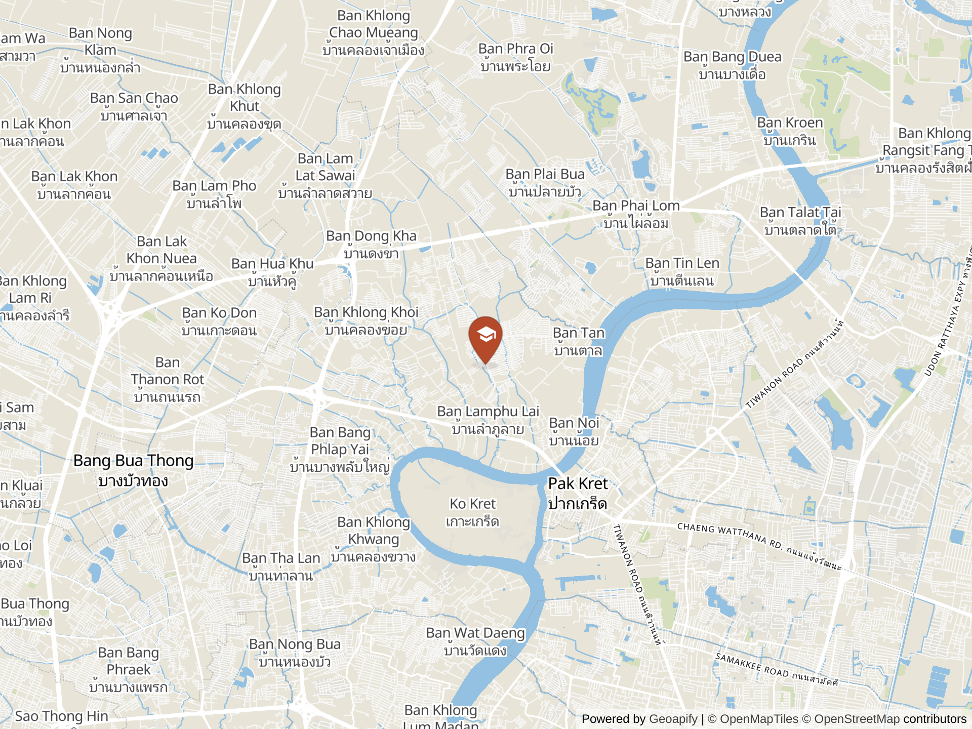 Map of Denla British School
