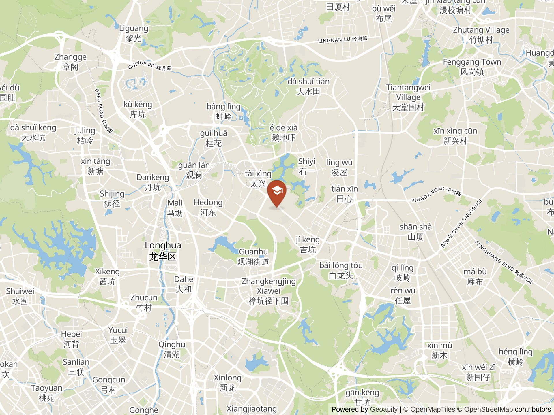 Map of Merchiston International School Shenzhen
