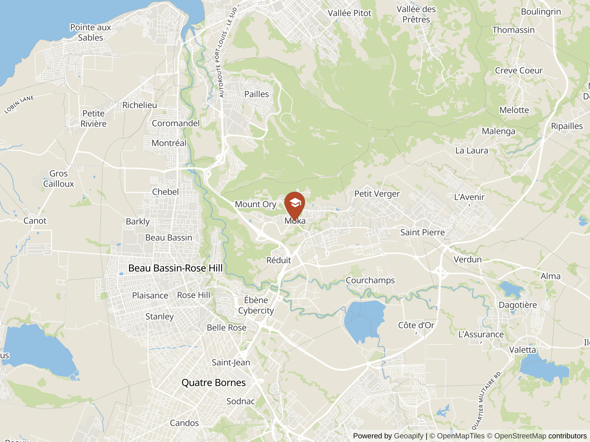 Map of Clavis International Primary School
