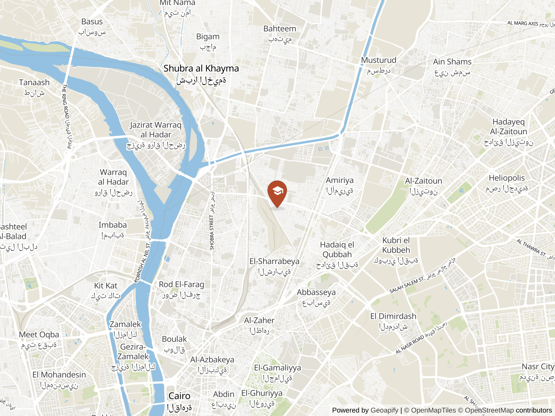 Map of Evolution International School