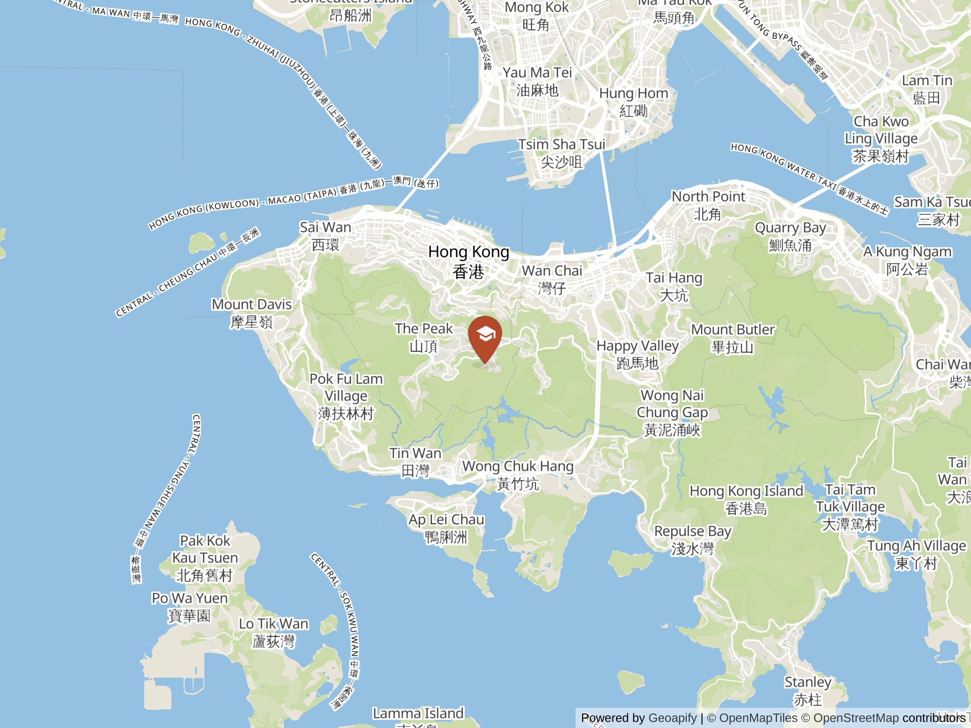 Map of German Swiss International School