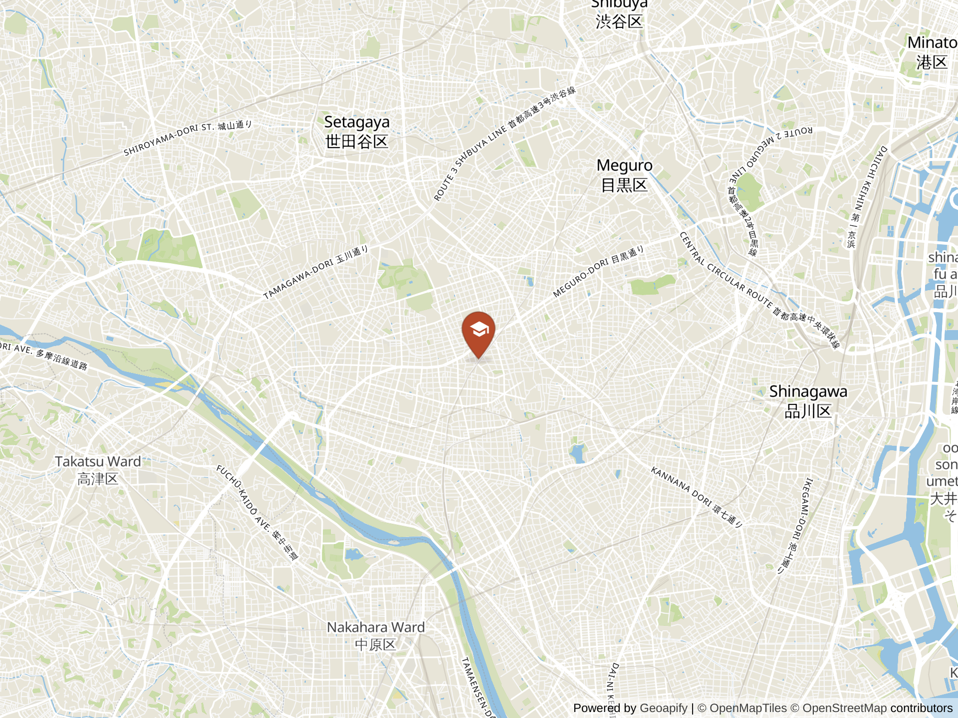 Map of KA International School