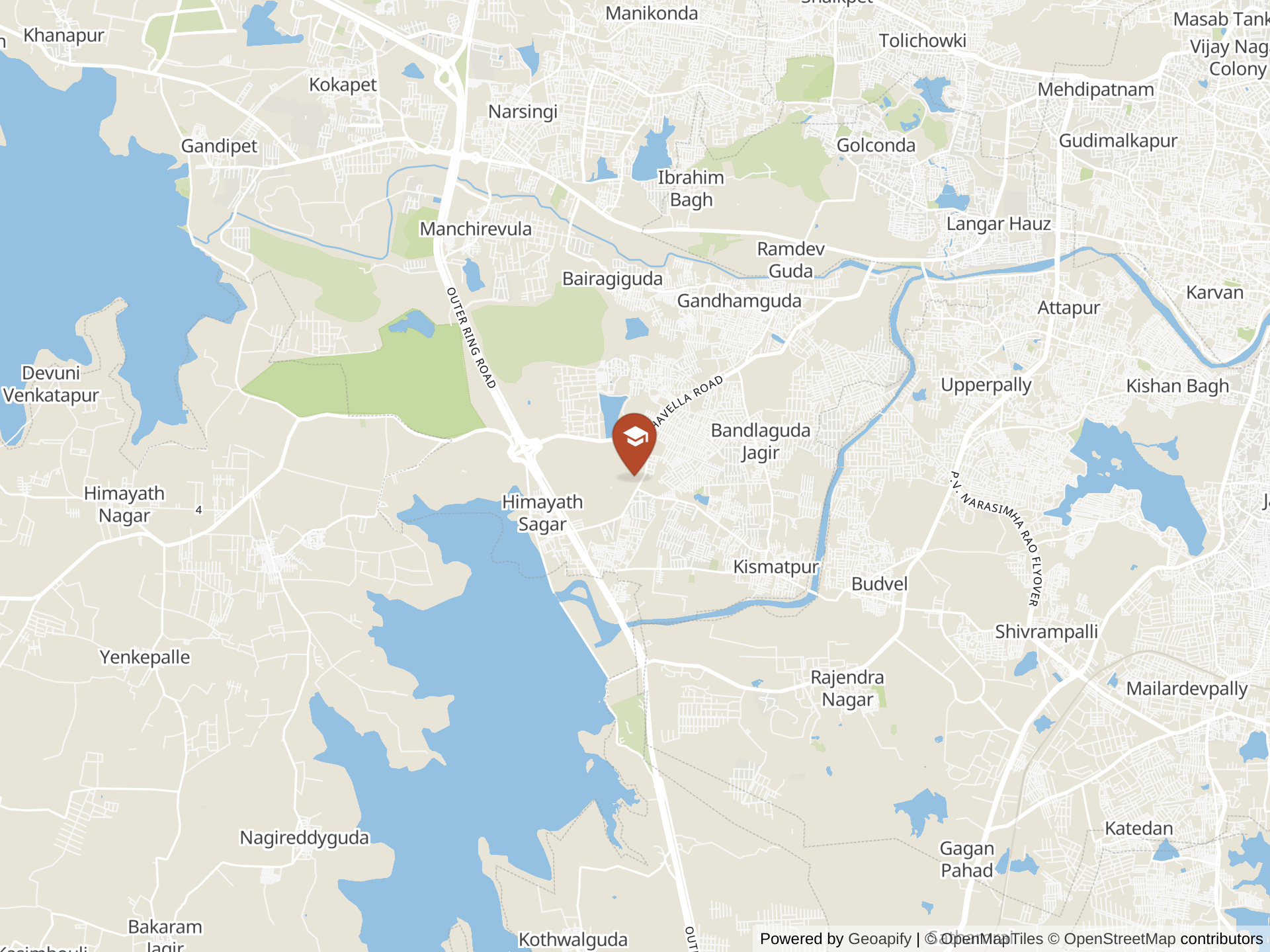 Map of Glendale Academy