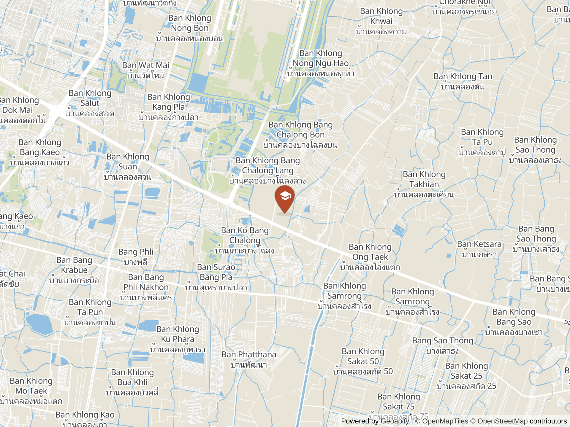 Map of Singapore International School, Suvarnabhumi