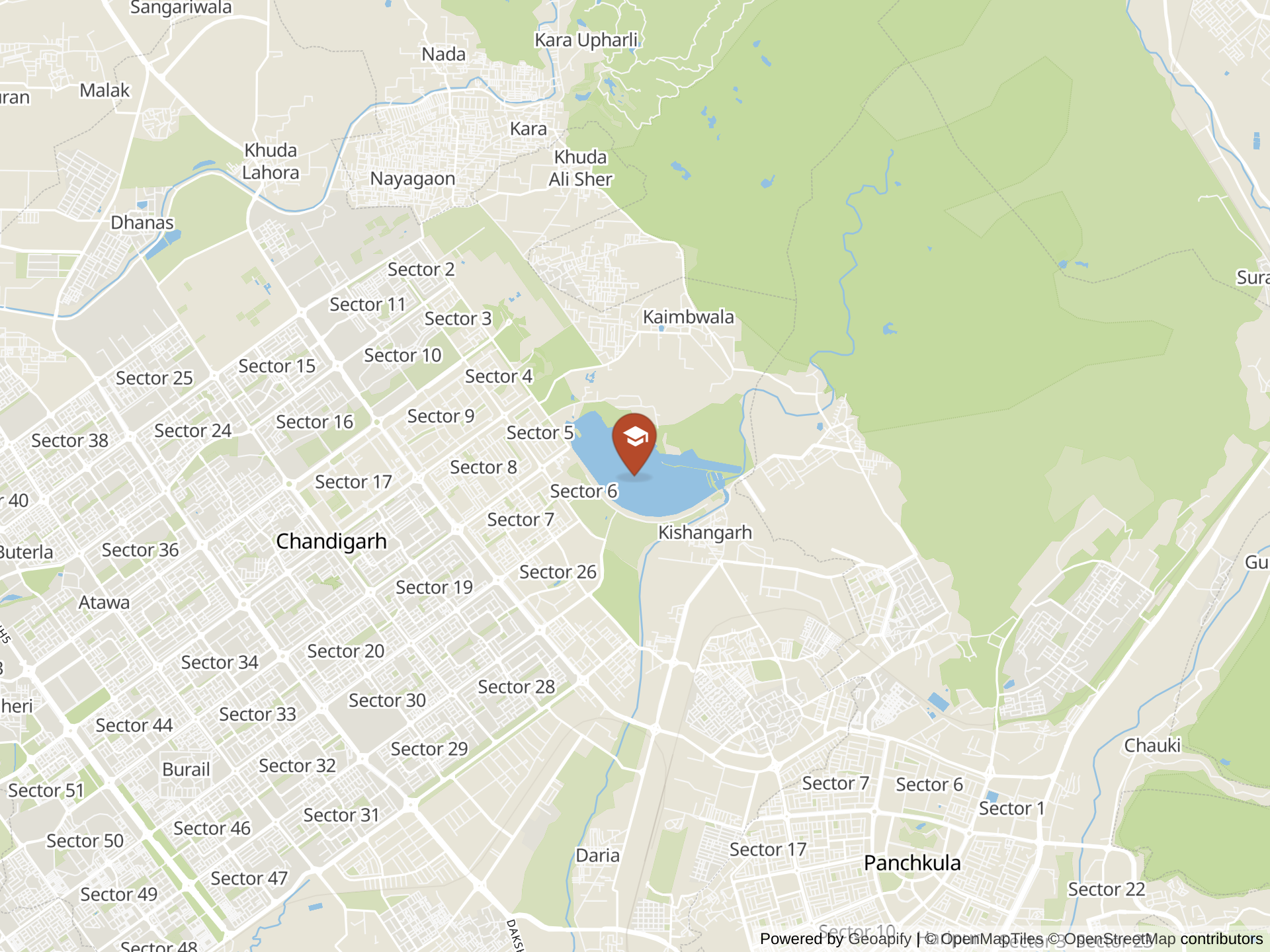 Map of Strawberry Fields High School
