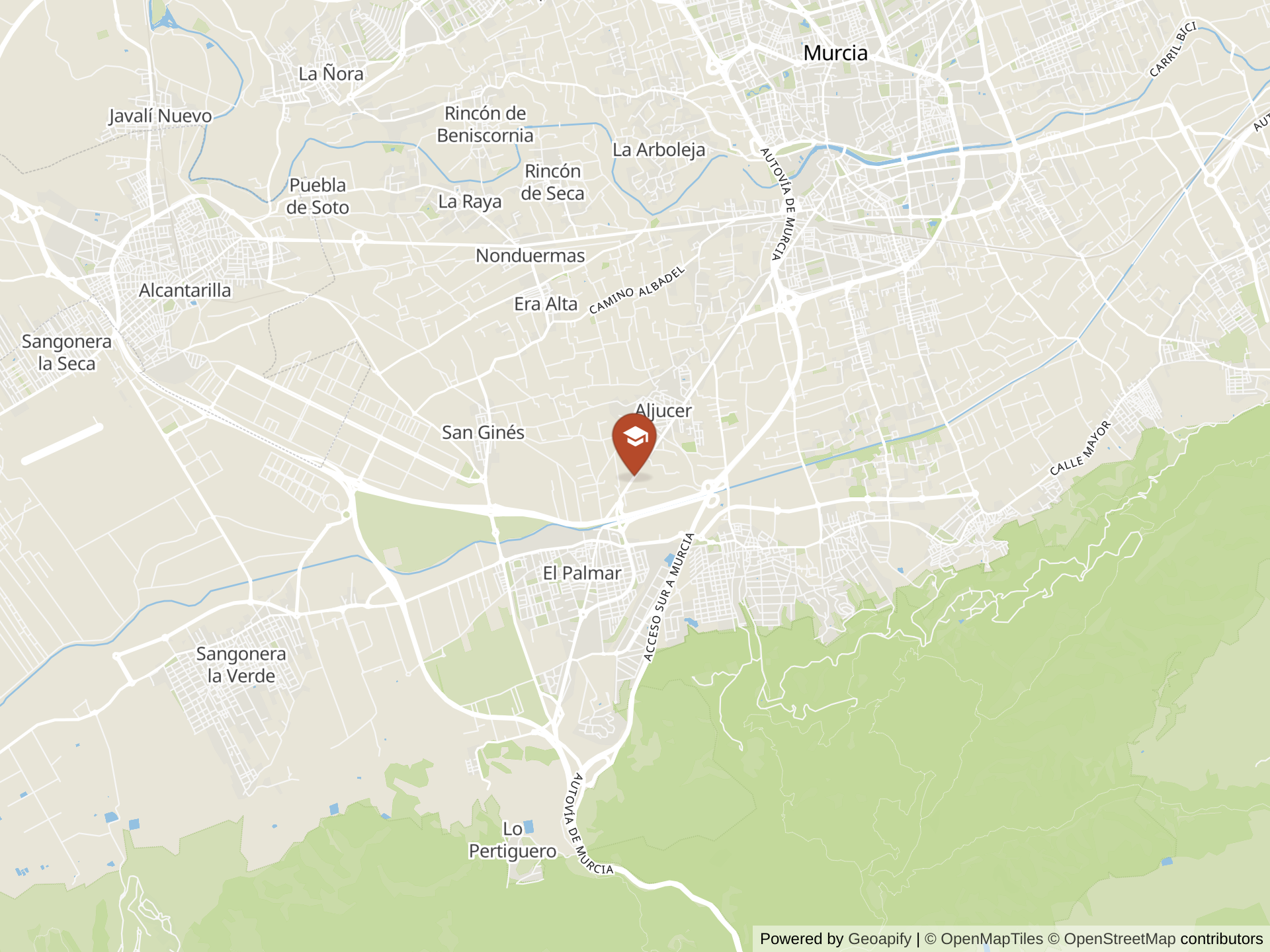 Map of El Limonar International School, ELIS Murcia