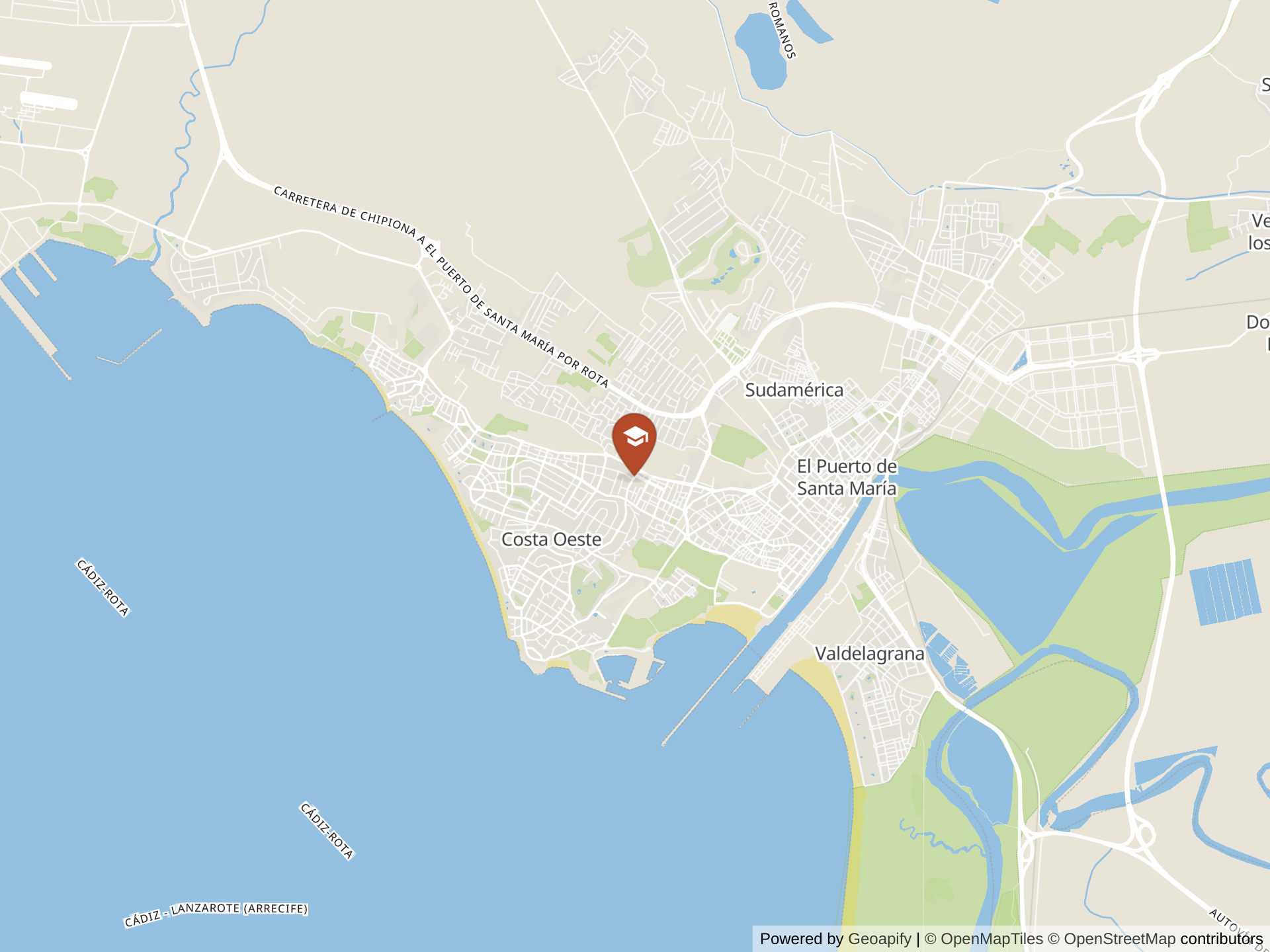 Map of The English Centre