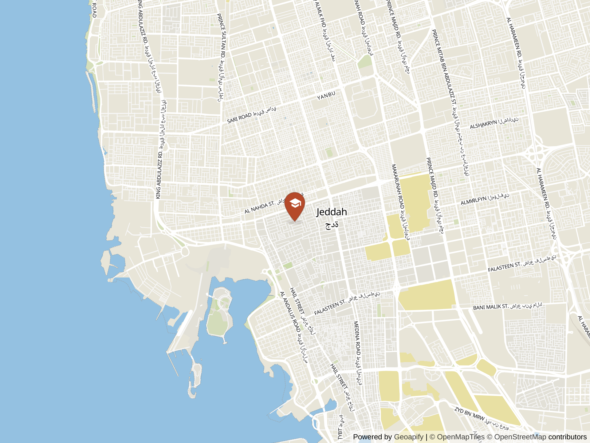 Map of Nahda International Academy