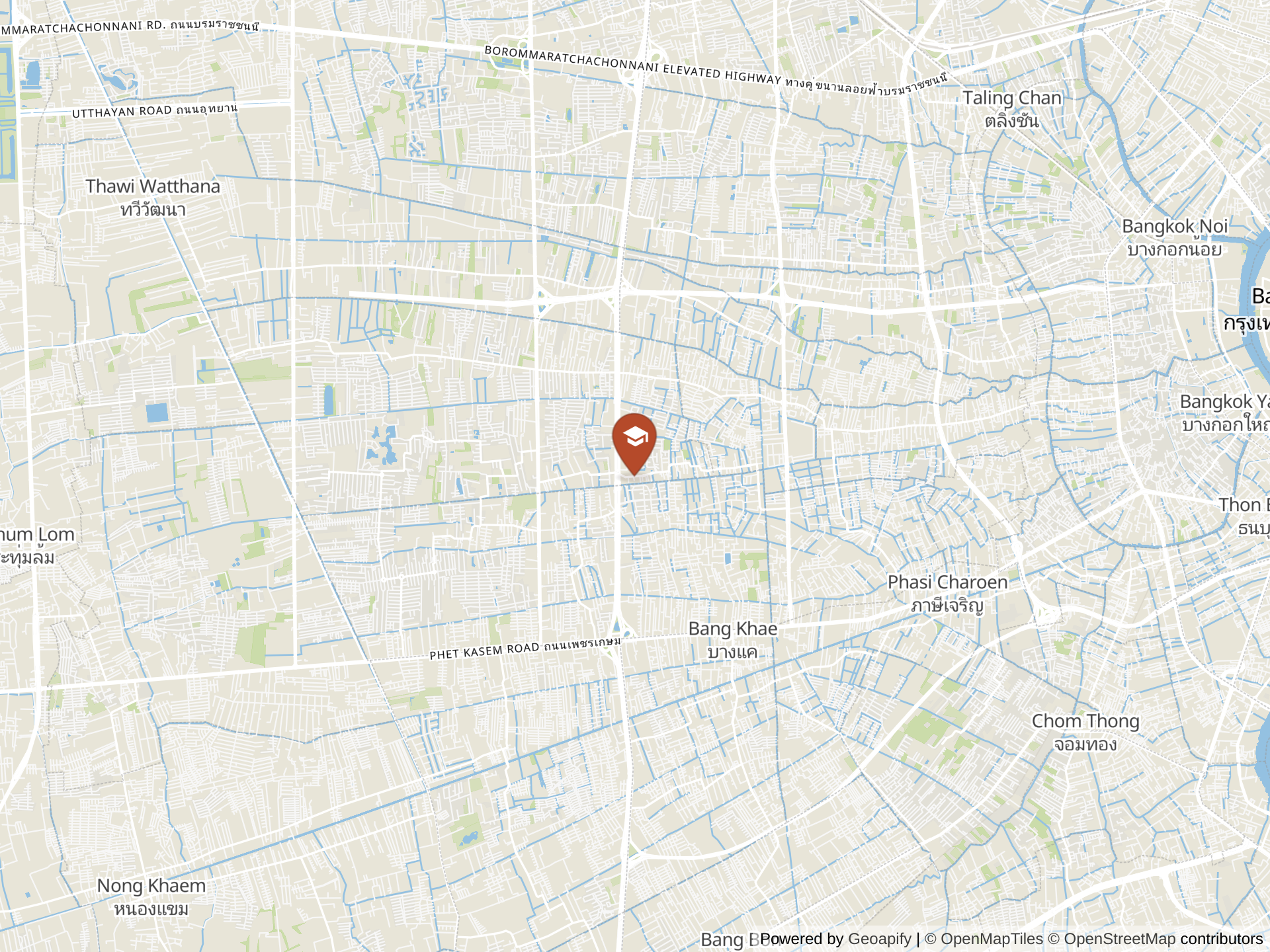Map of Singapore International School, Thonburi