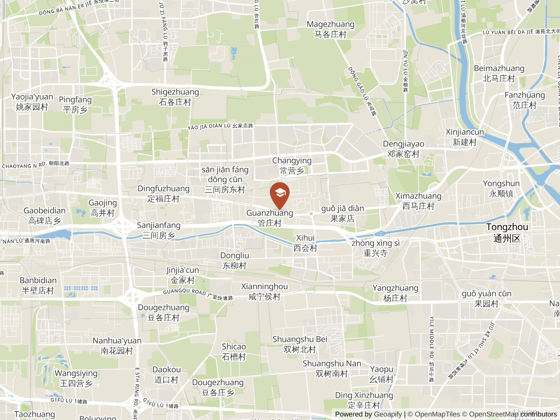 Map of HD Beijing School