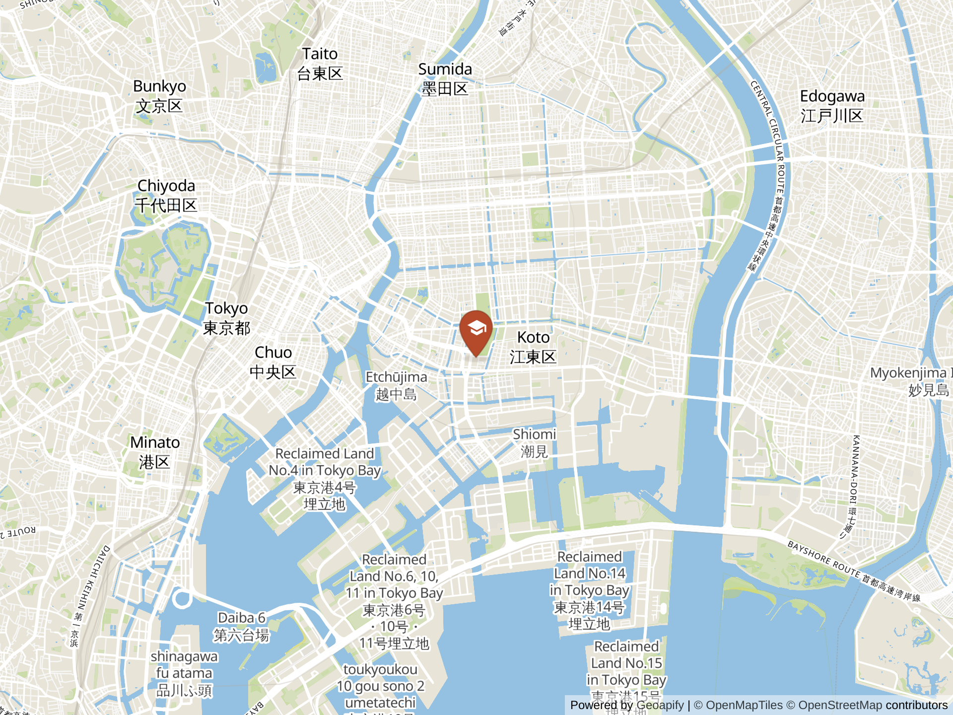 Map of Learning Tree International School