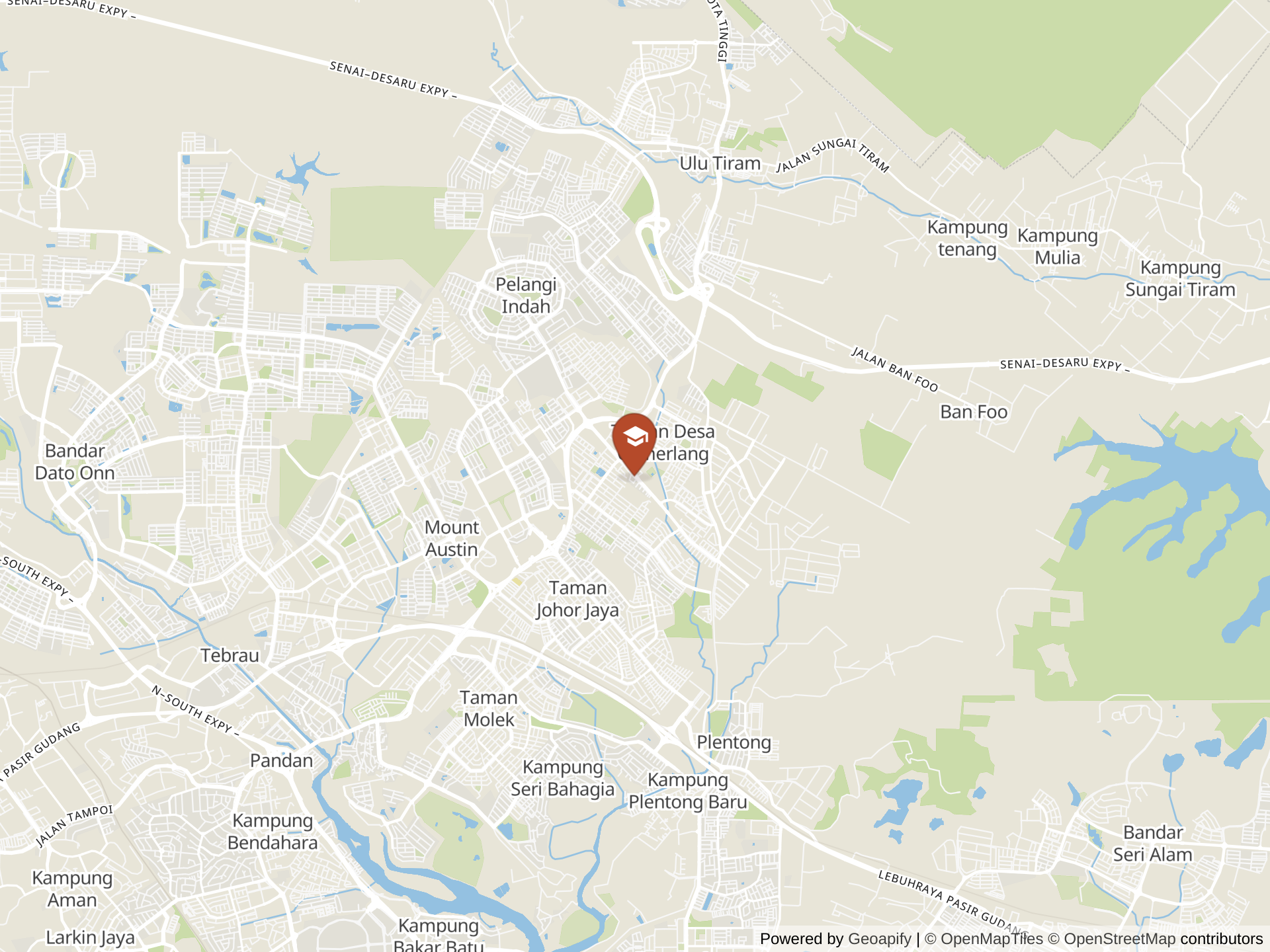 Map of Crescendo HELP International School