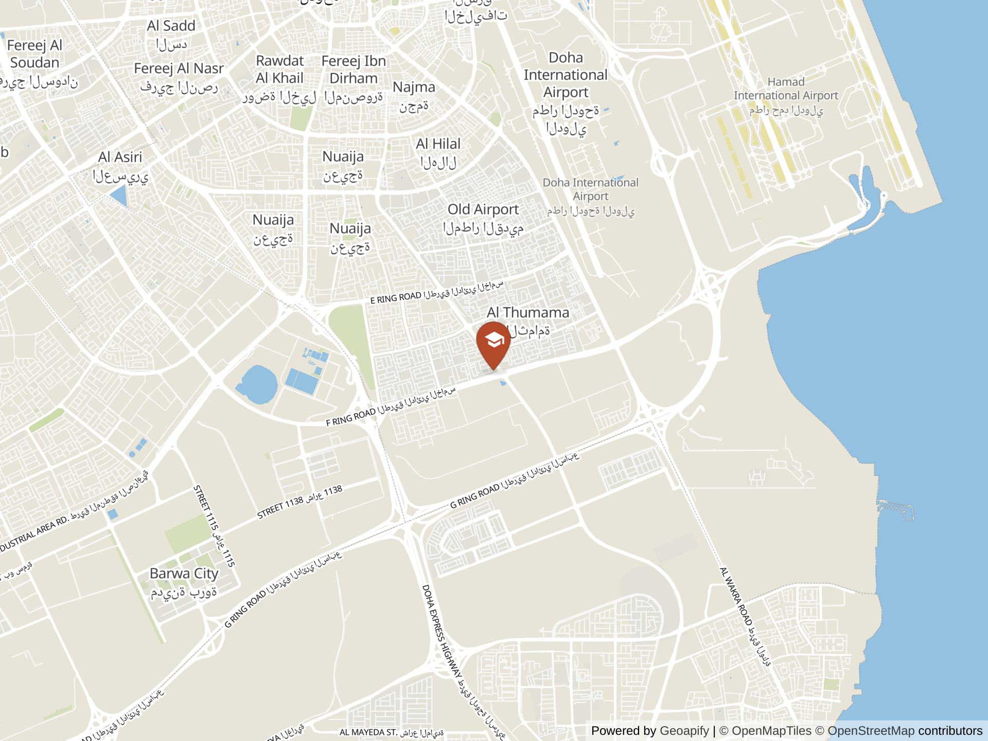 Map of Newton International Academy, Smash