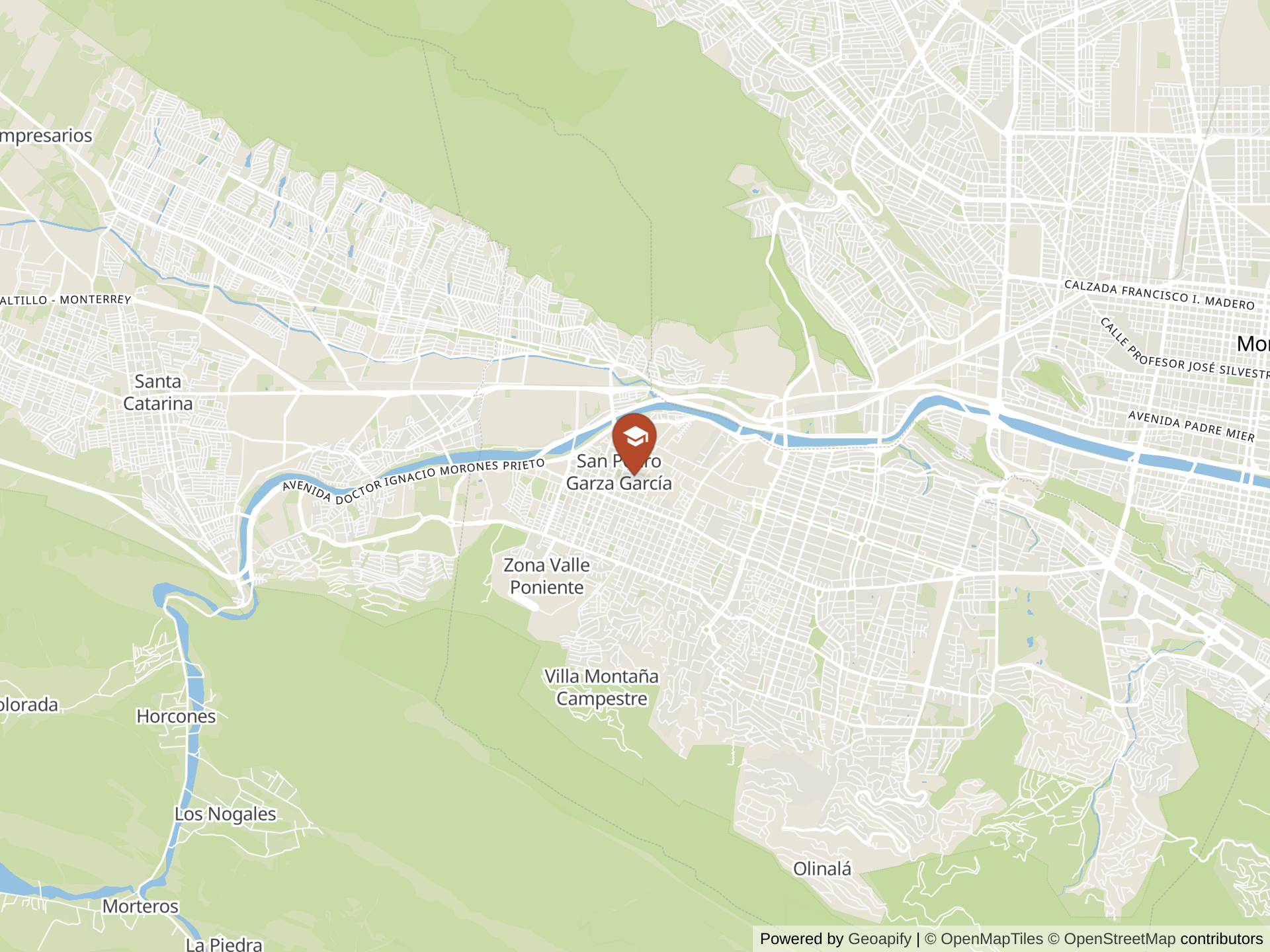 Map of Colegio Alfonsino de San Pedro
