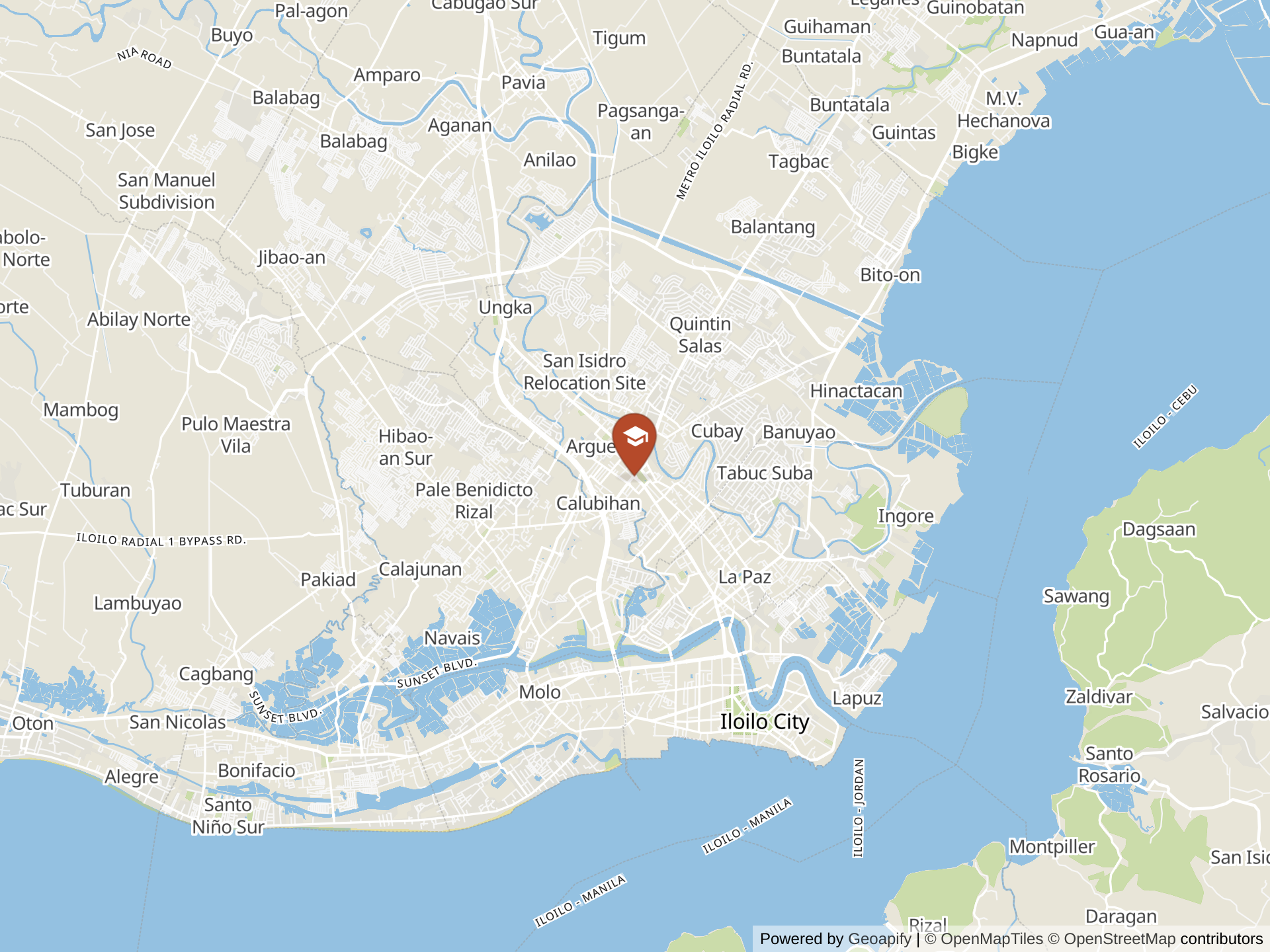 Map of St. Robert's International Academy