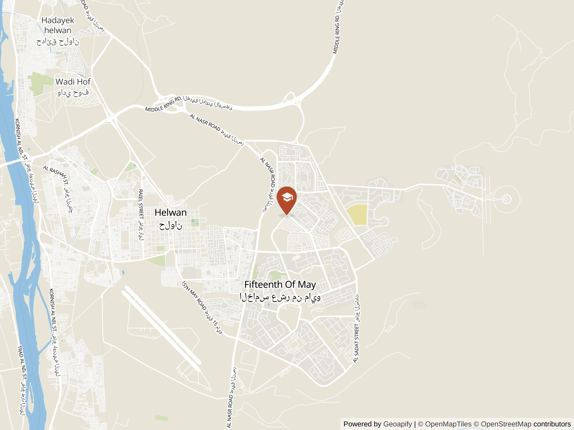Map of Uptown International School