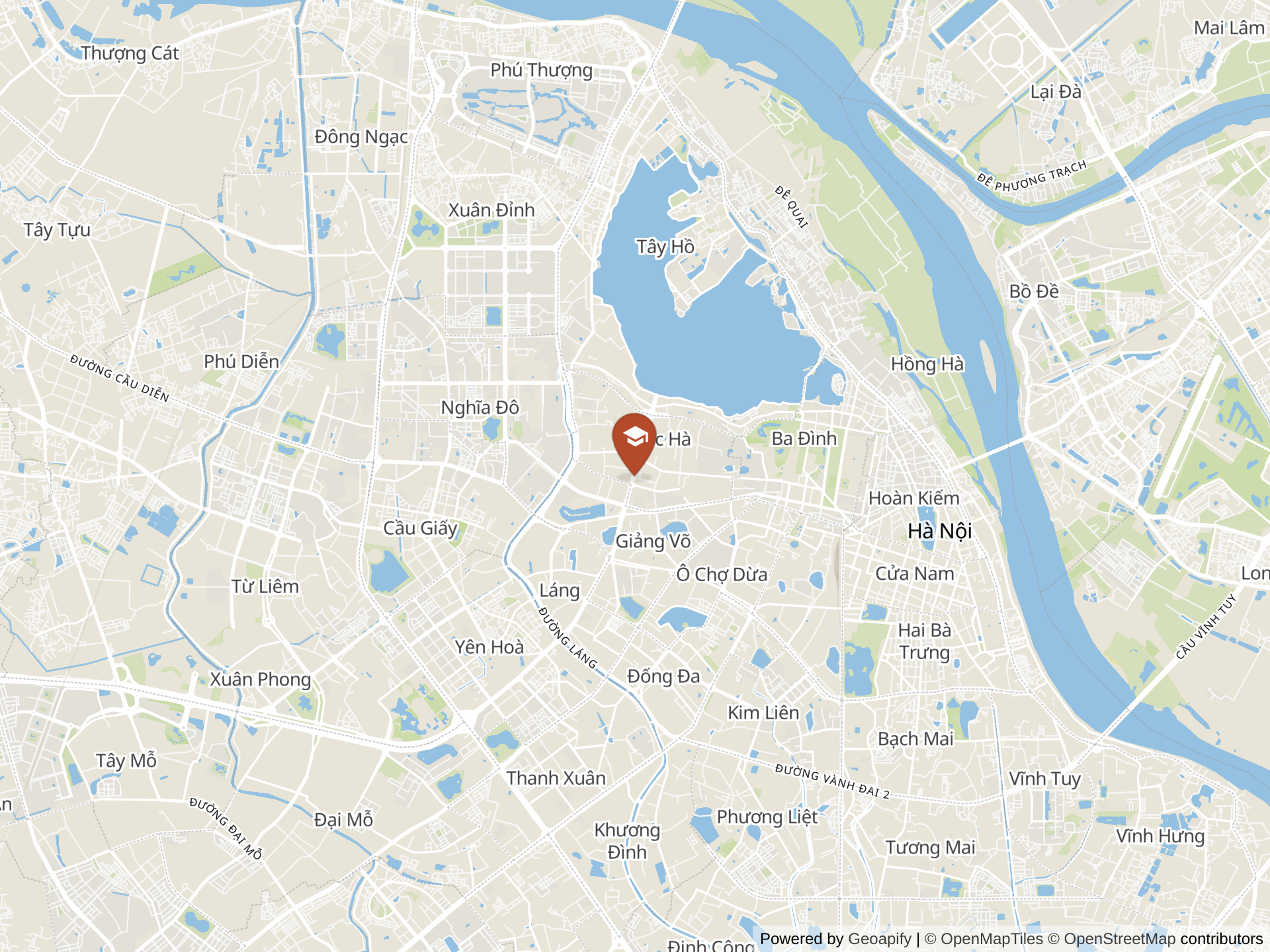 Map of Vinschool Metropolis