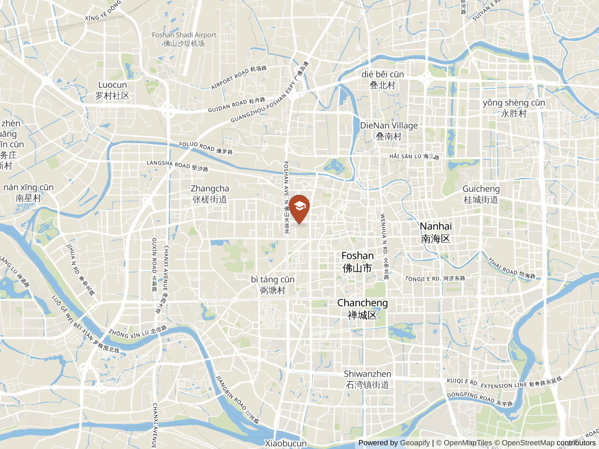 Map of Majestic International College