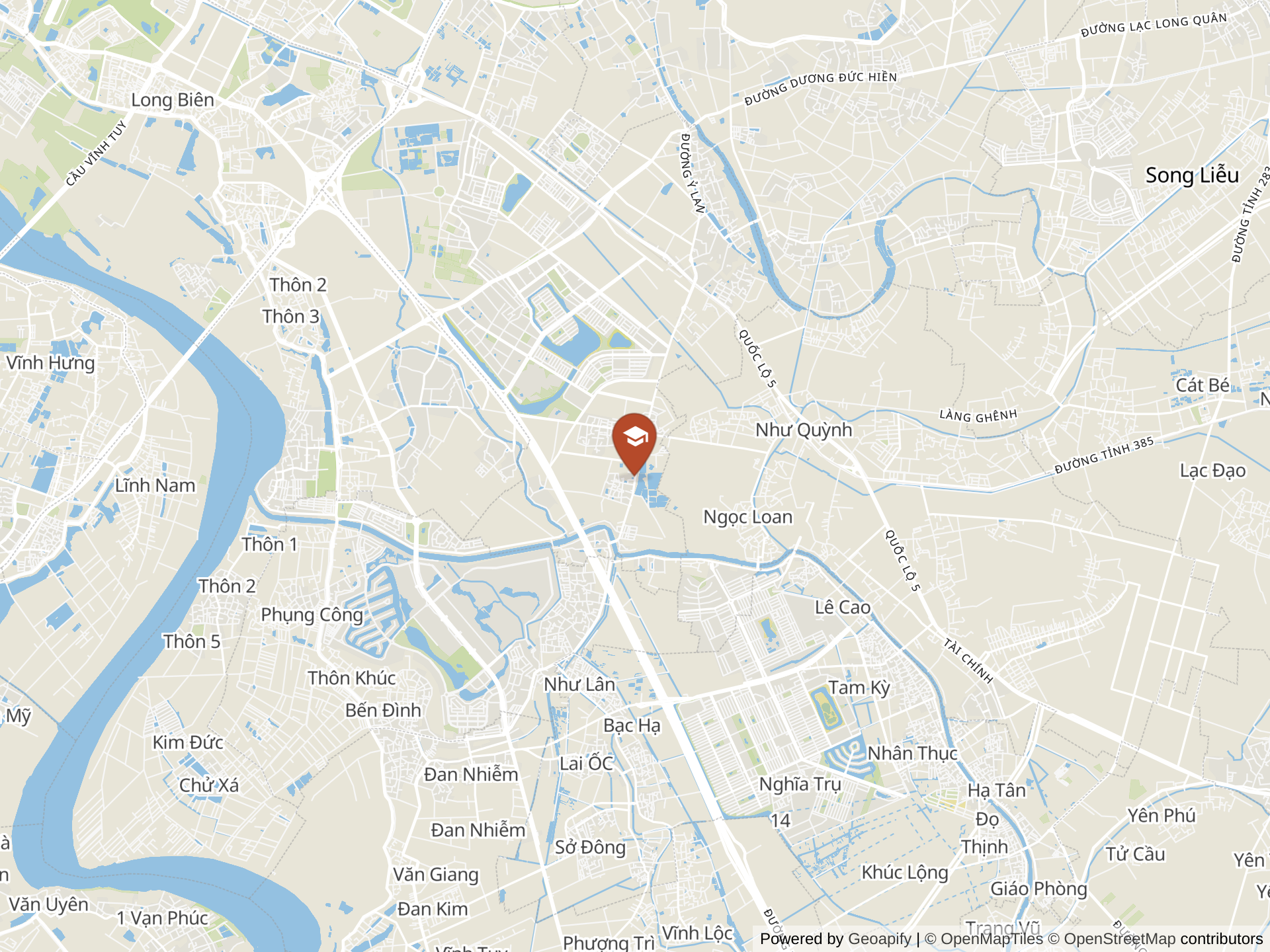 Map of Vinschool Ocean Park