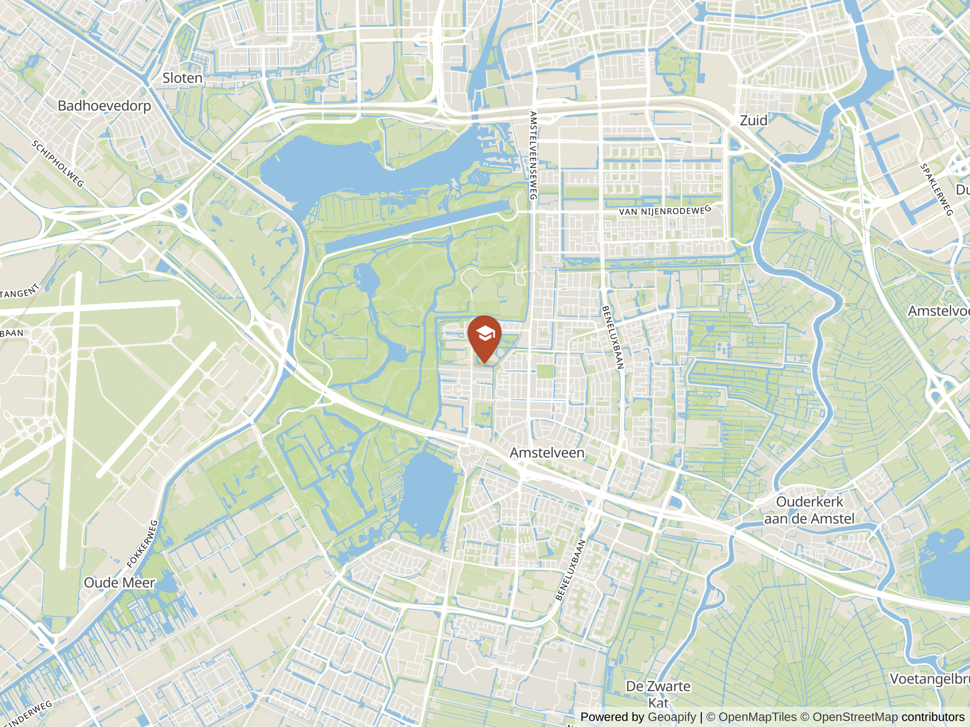 Amity International School, Amsterdam地图