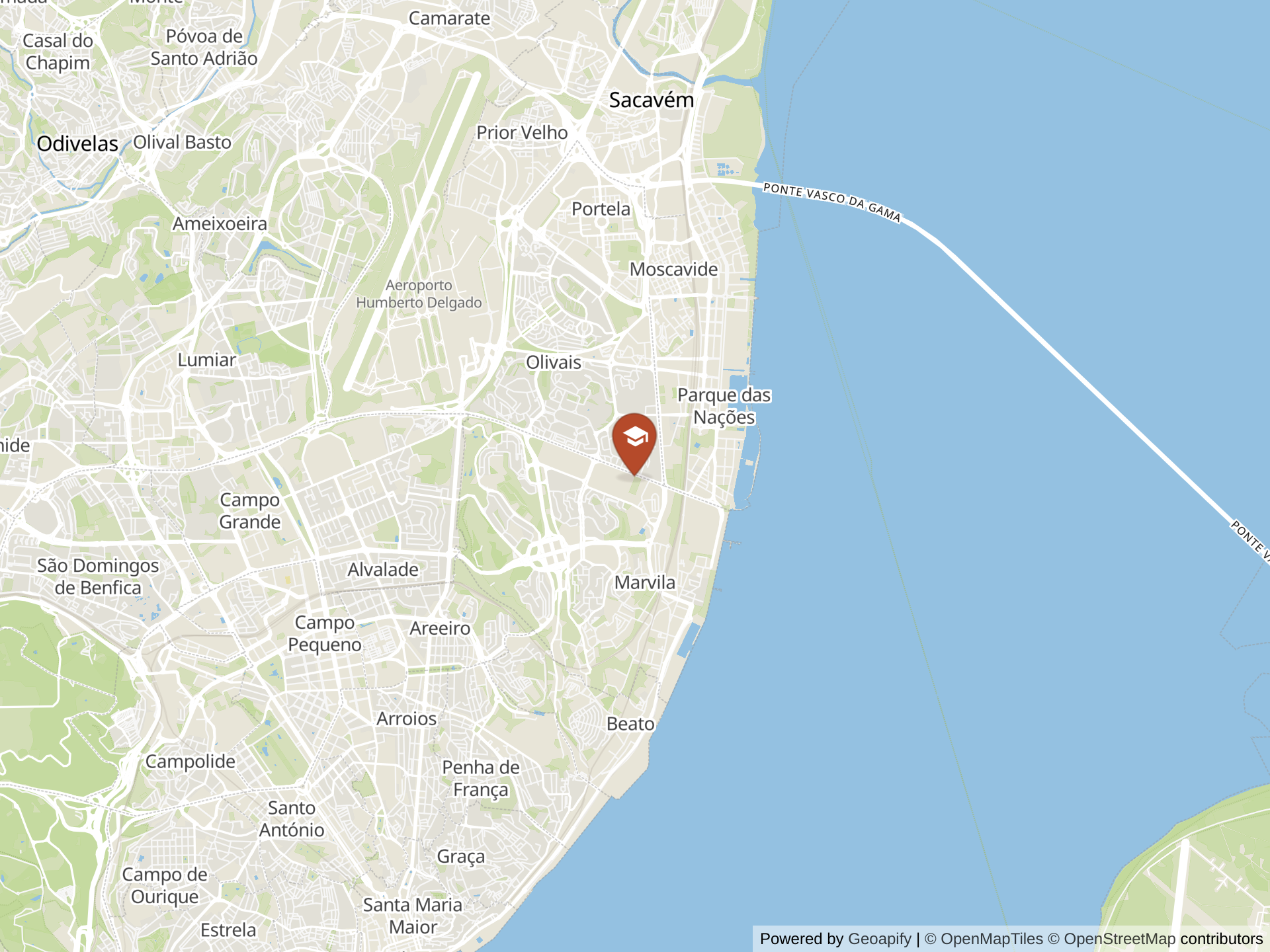Mapa de United Lisbon International School
