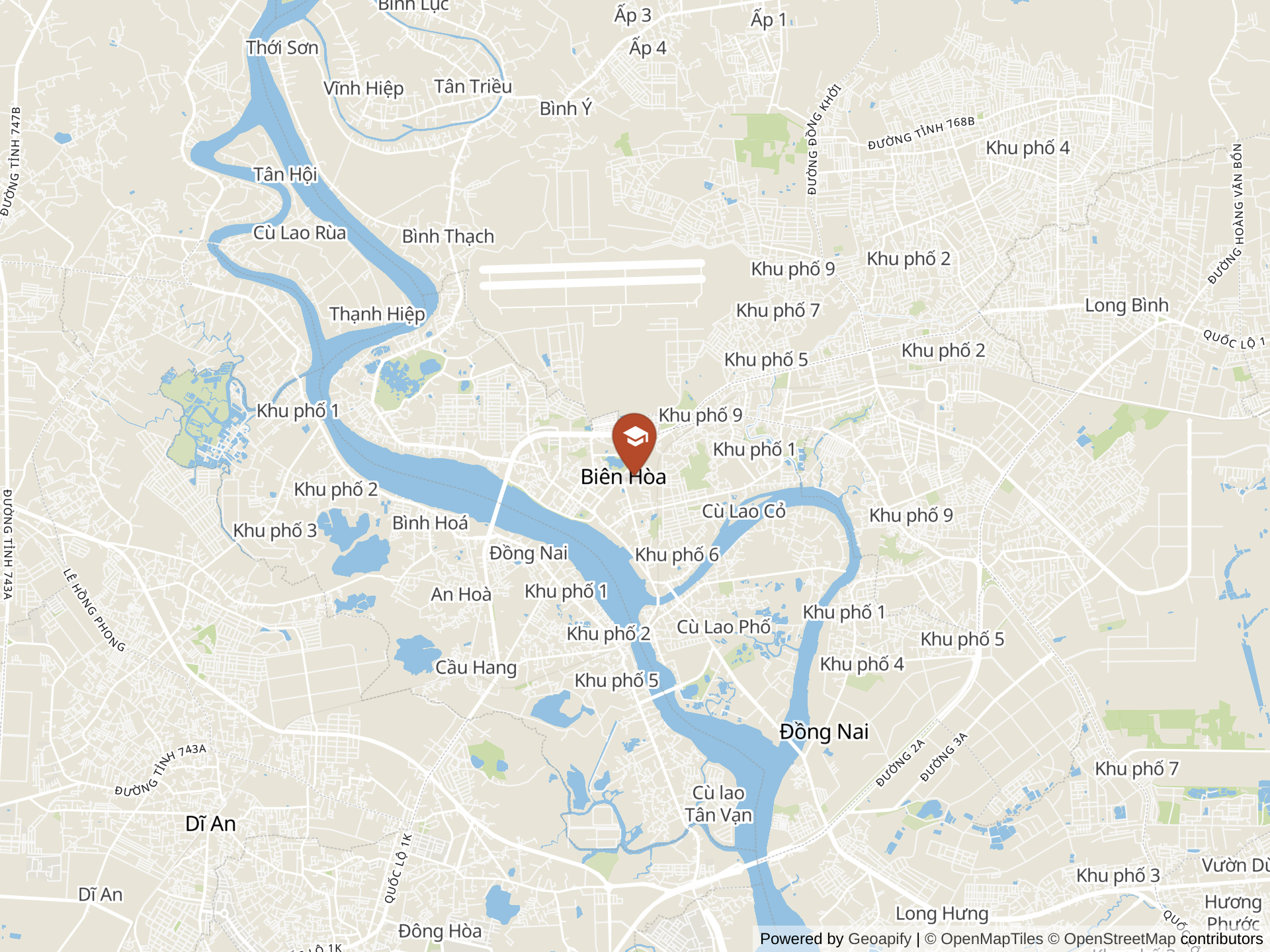 Map of IGC Thai Binh Duong Primary-Middle-High School