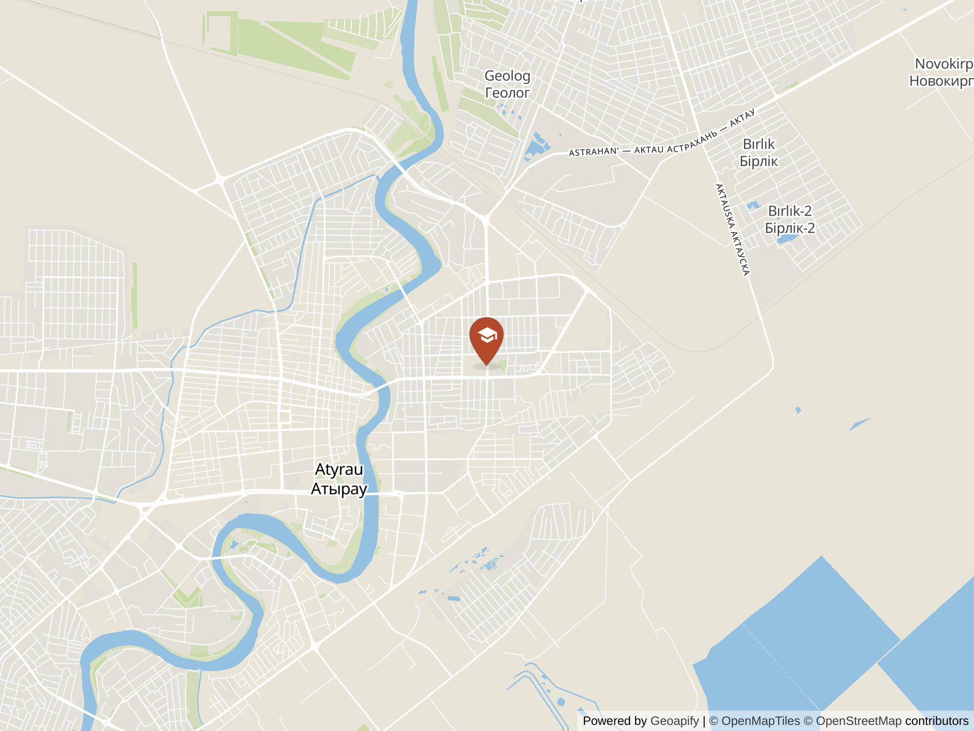 Map of SilkWay School-Lyceum