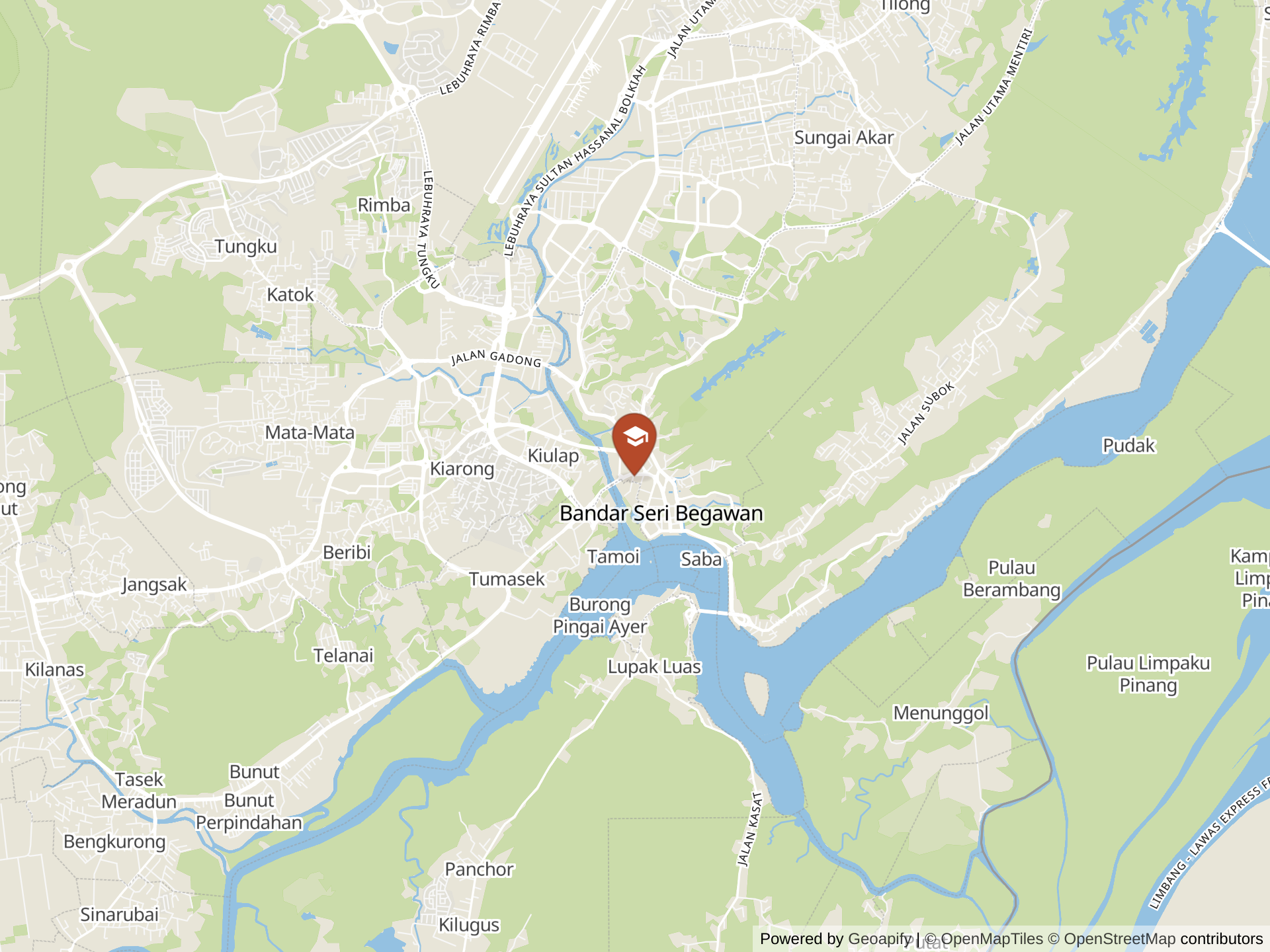 Map of Miftah An- Nur Islamic International School