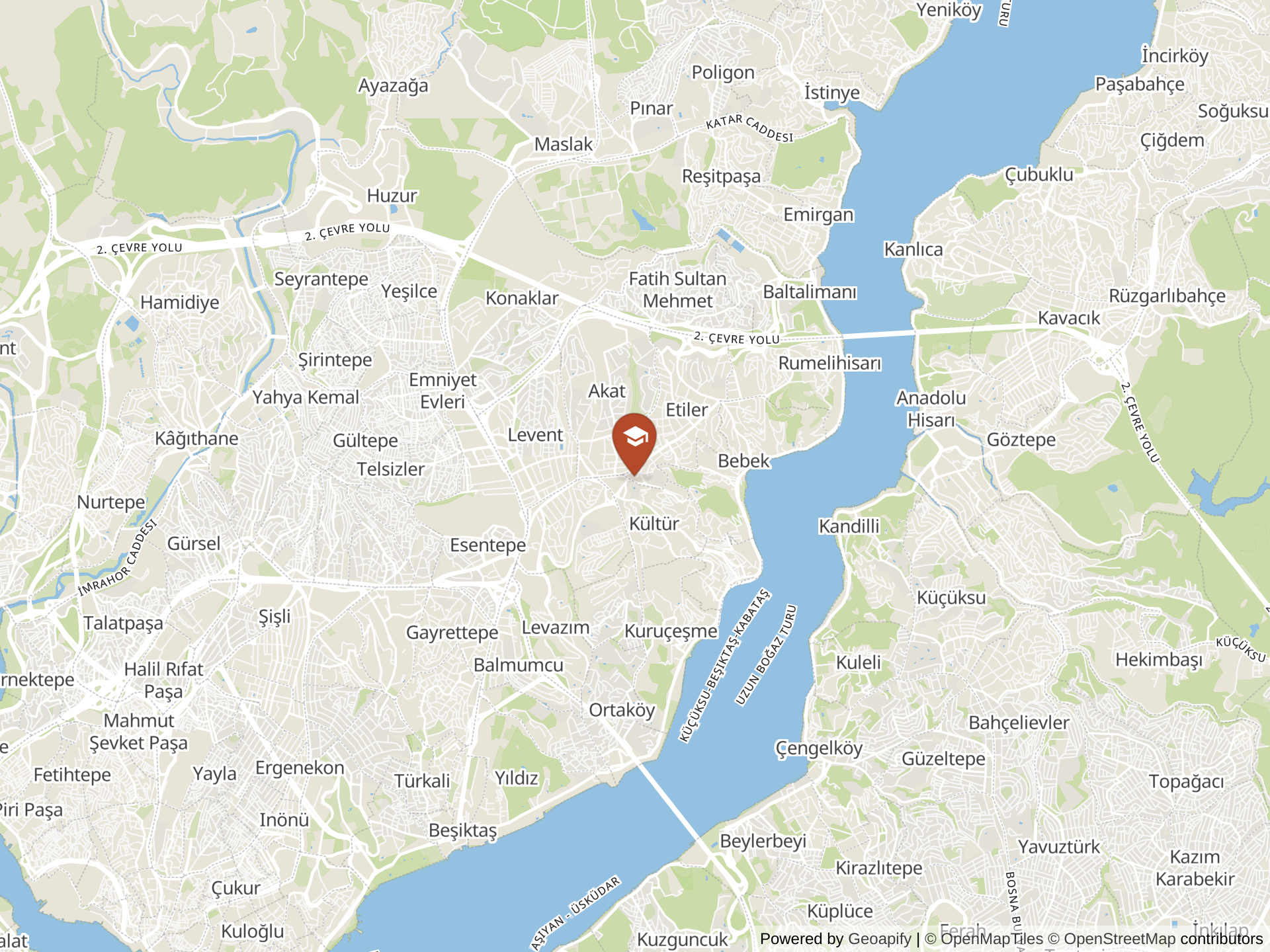 Map of Unik International School