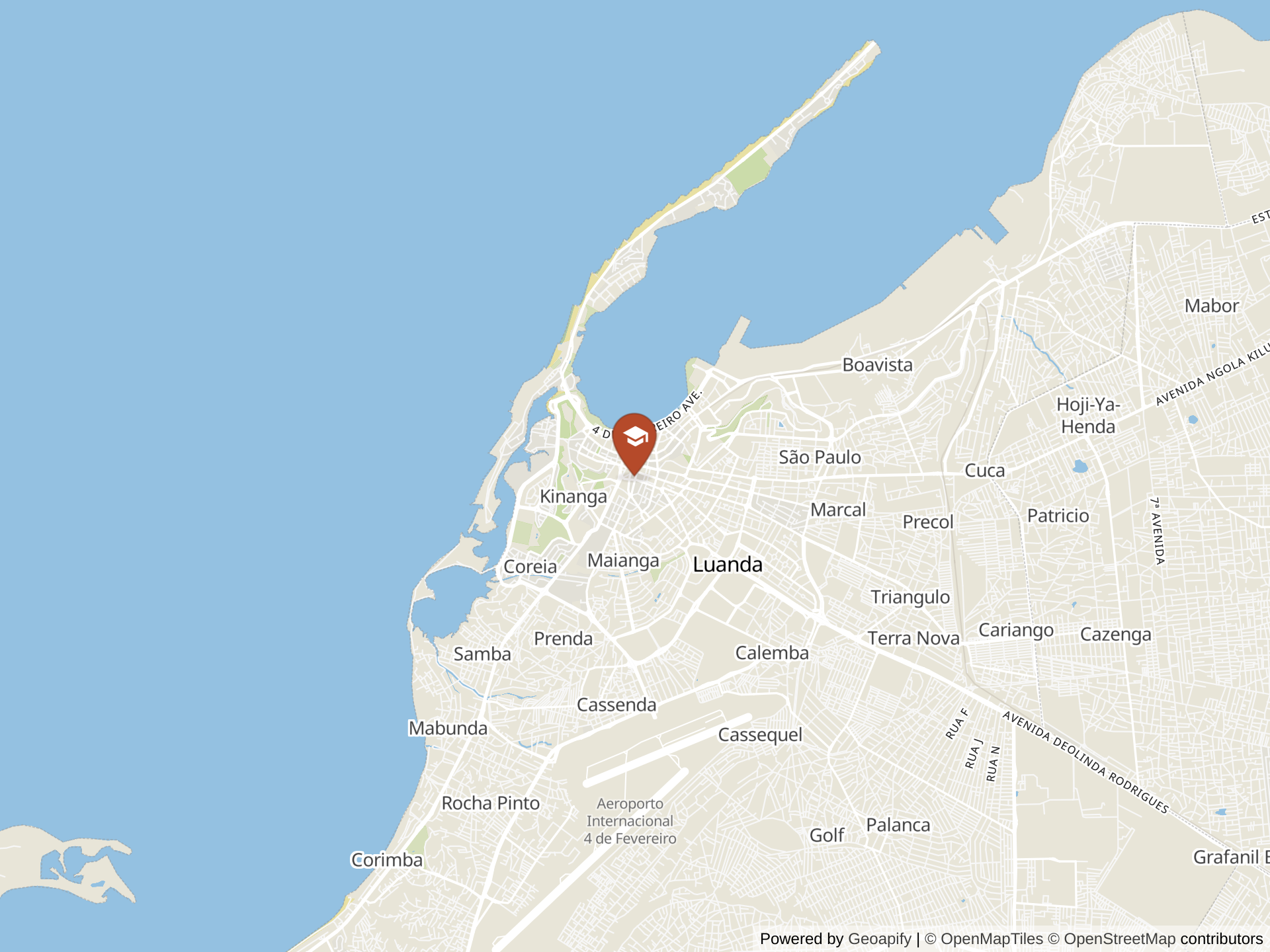 Map of Little Angels International School