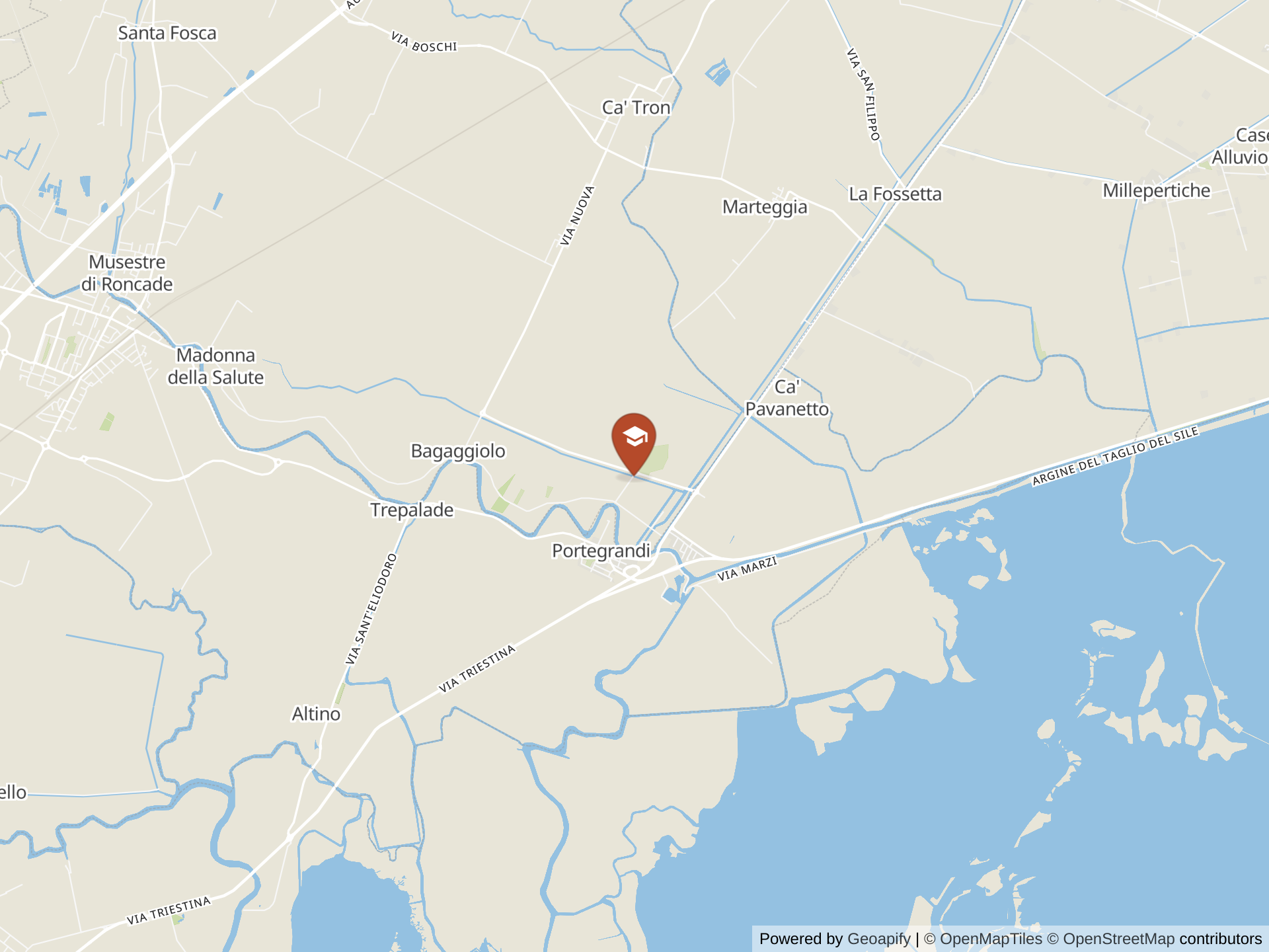 Map of H-Farm International School
