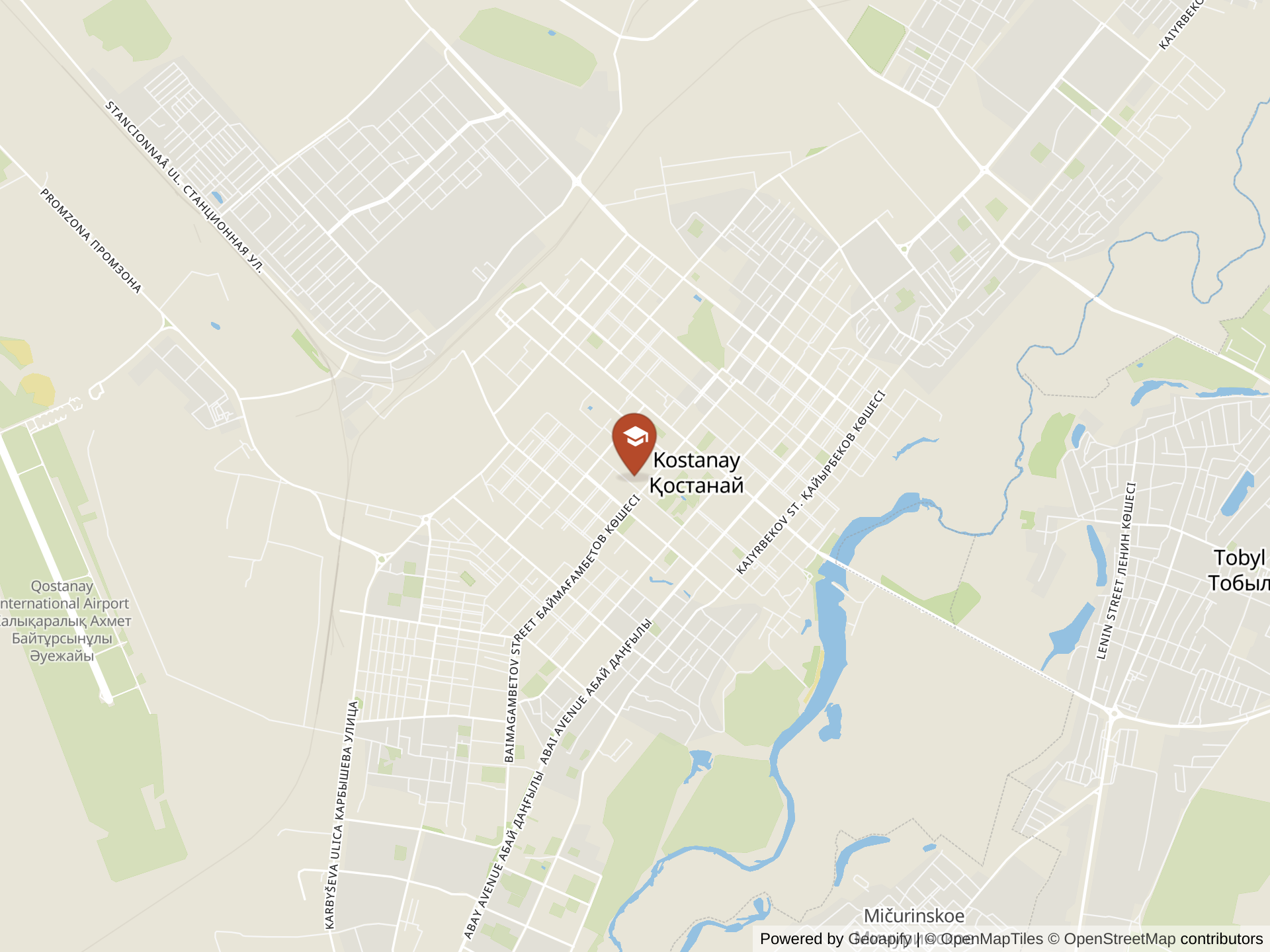 Map of Kazguu School Qst LLP