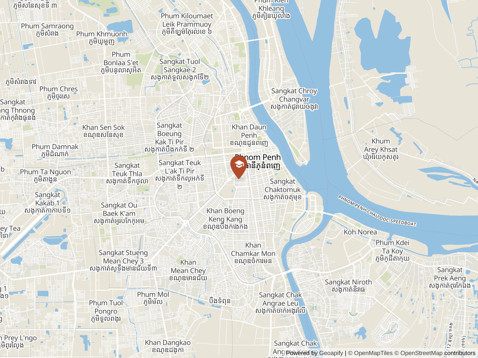 Map of NIRA International School