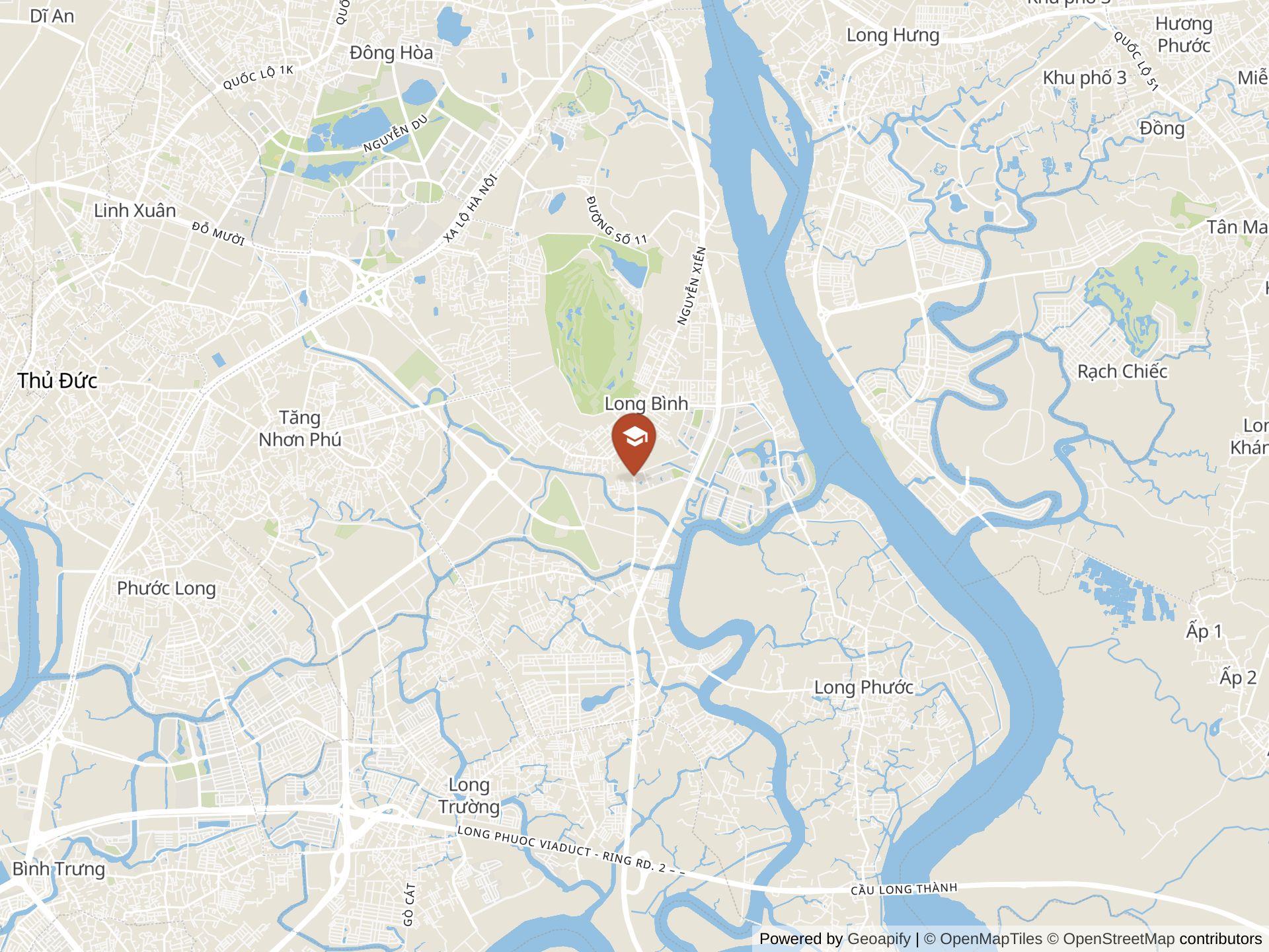 Map of Vinschool Grand Park
