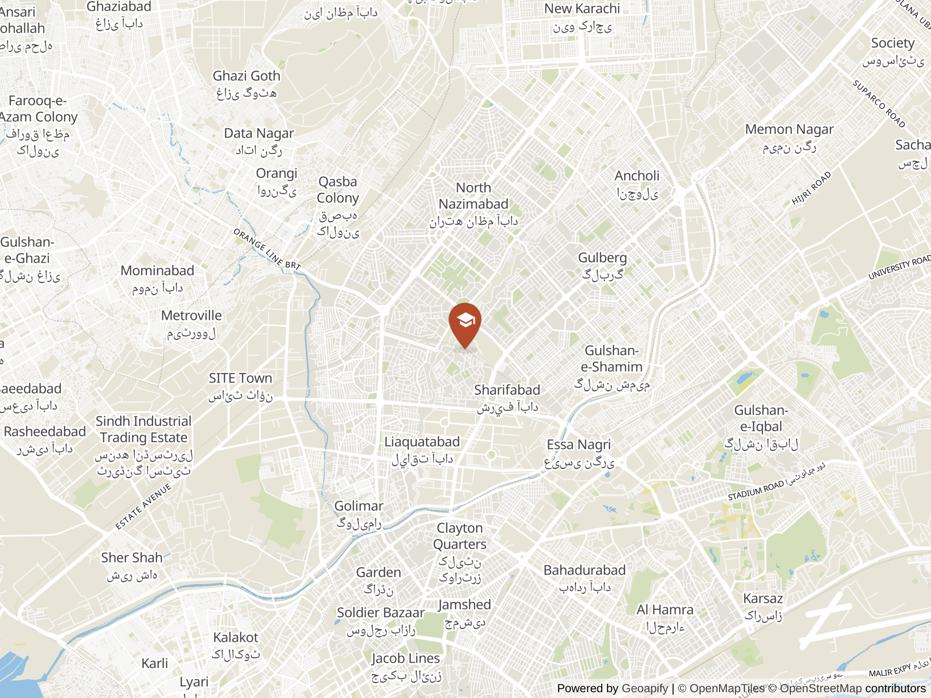 Map of Heuser College