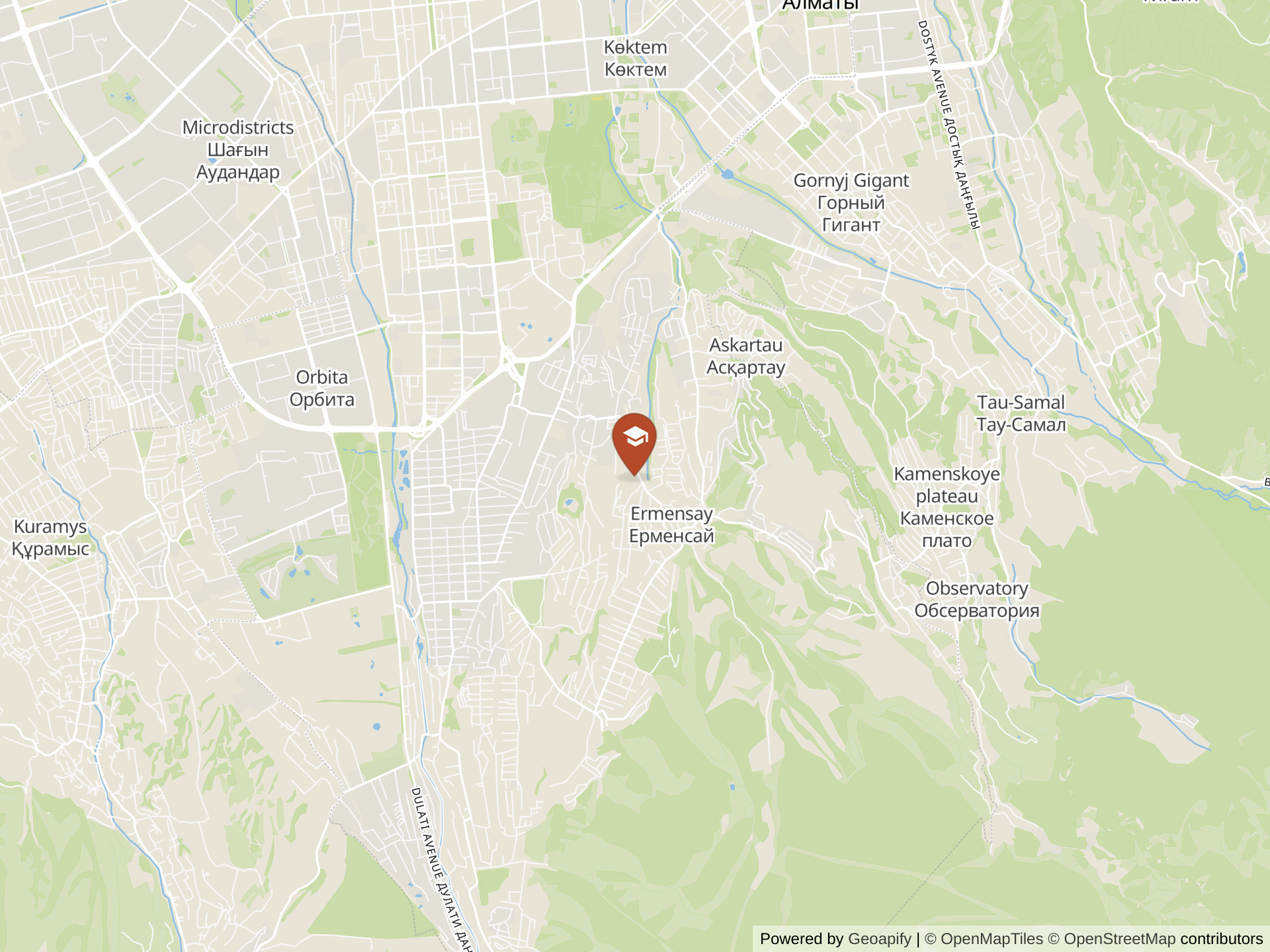 Map of New Generation School