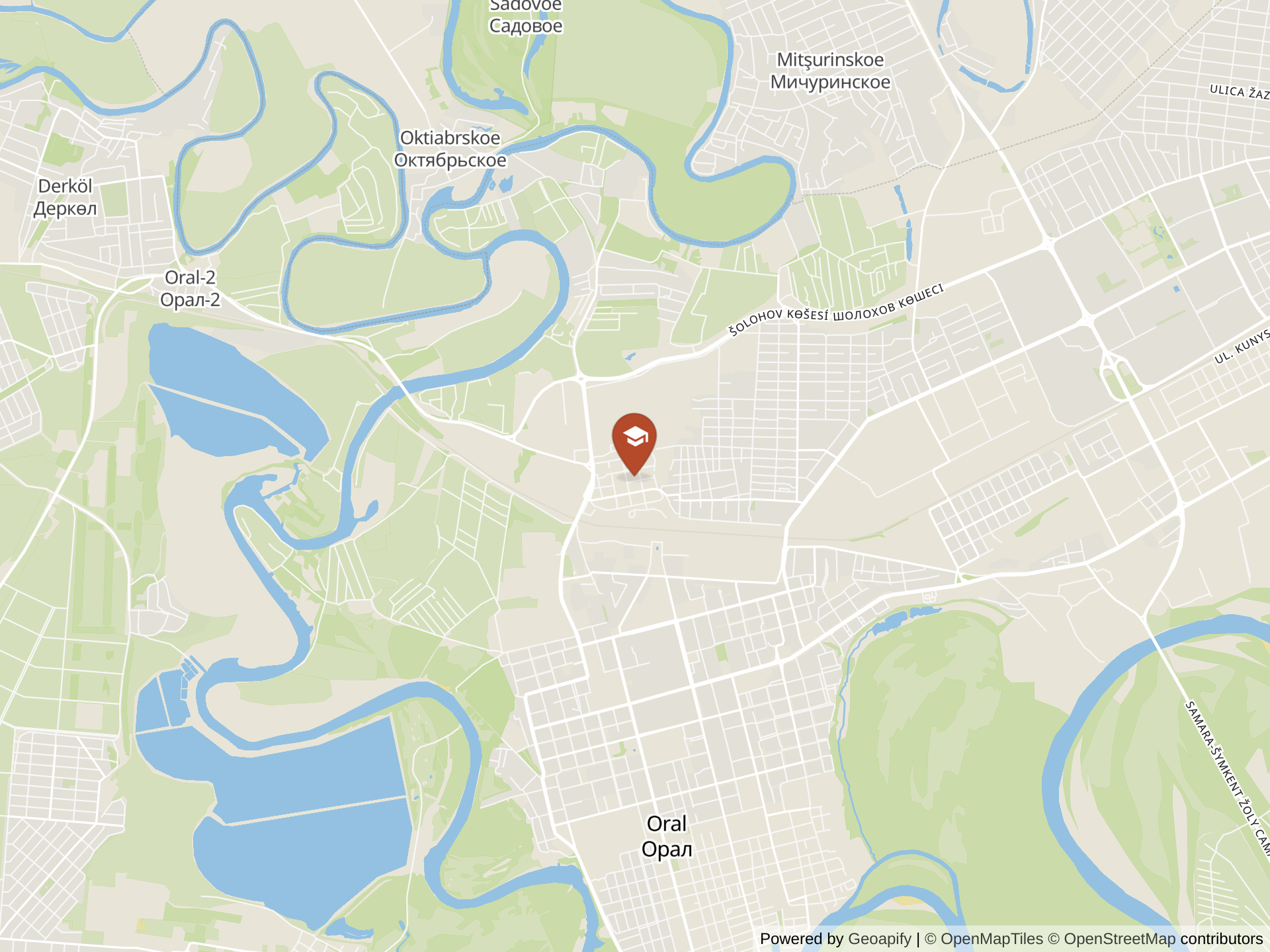 Map of Gymnasium of Aesthetic Direction