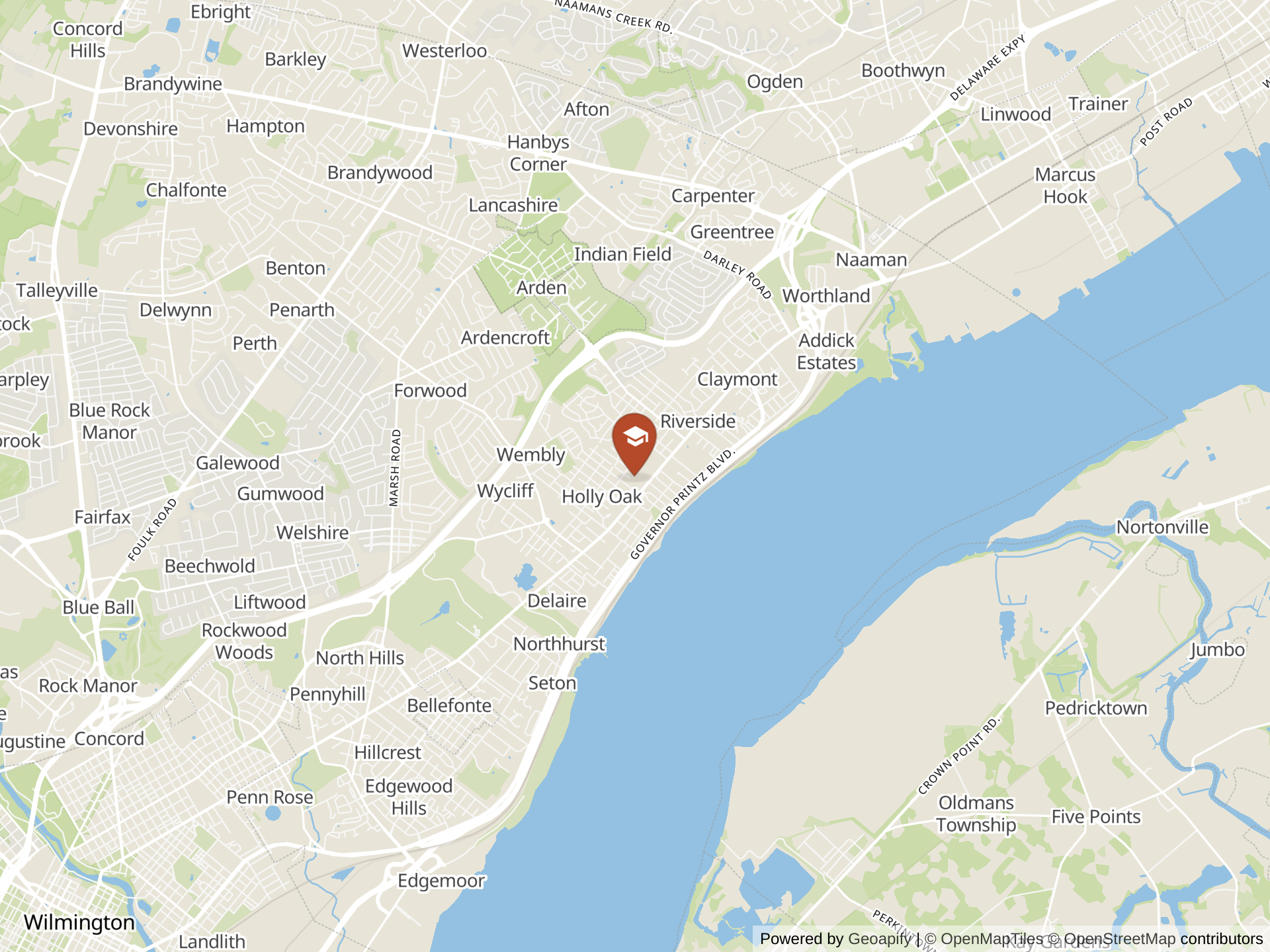 Map of bina School