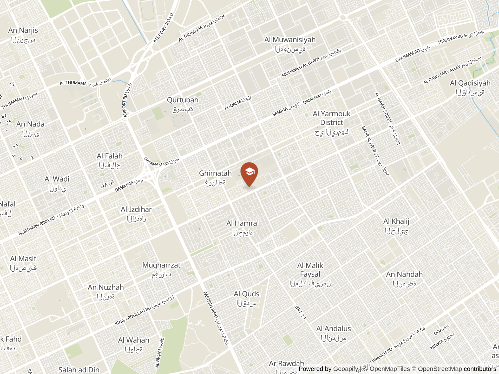 Map of Science Oasis International Schools